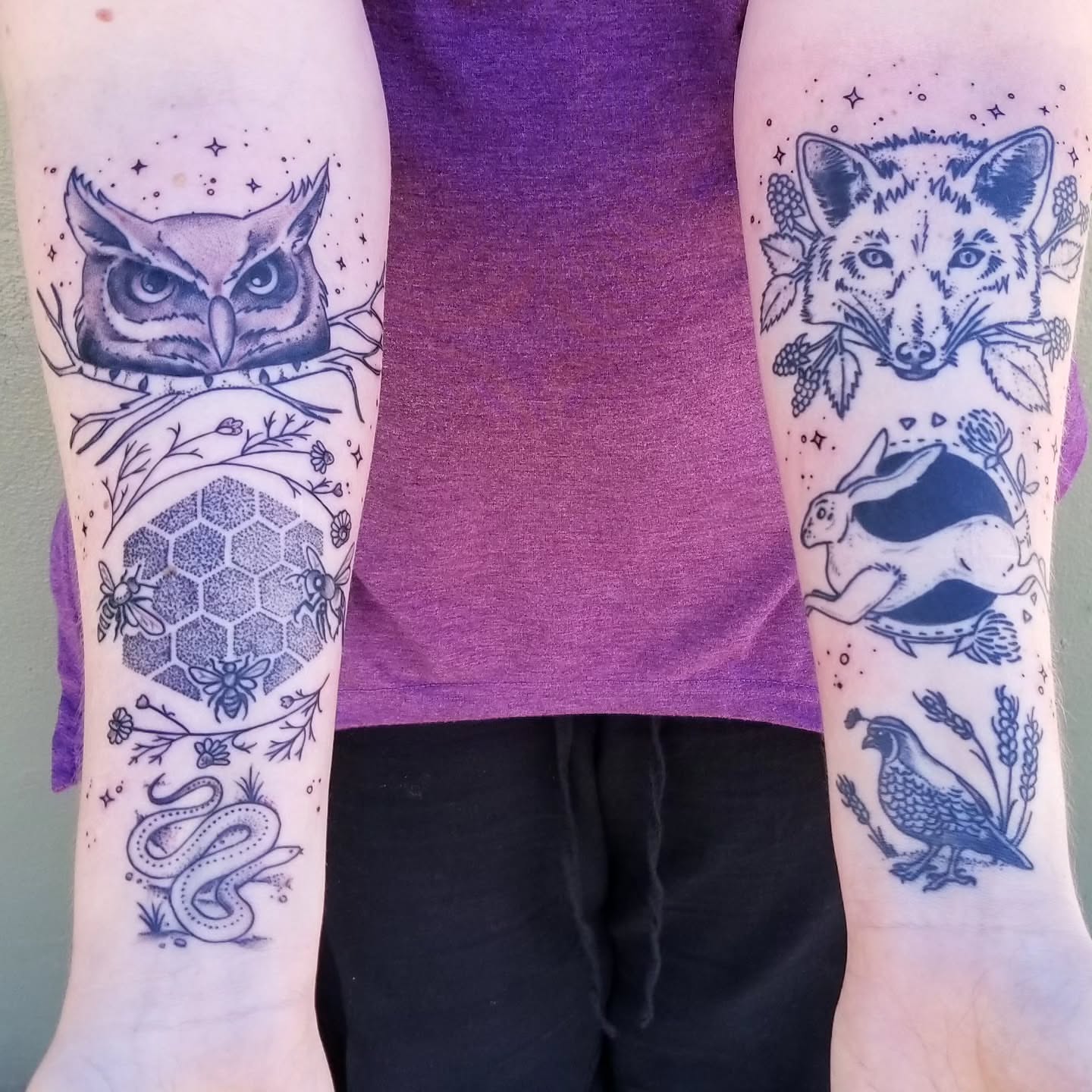 Tattoo by @myinklady — dotwork, black_and_grey
