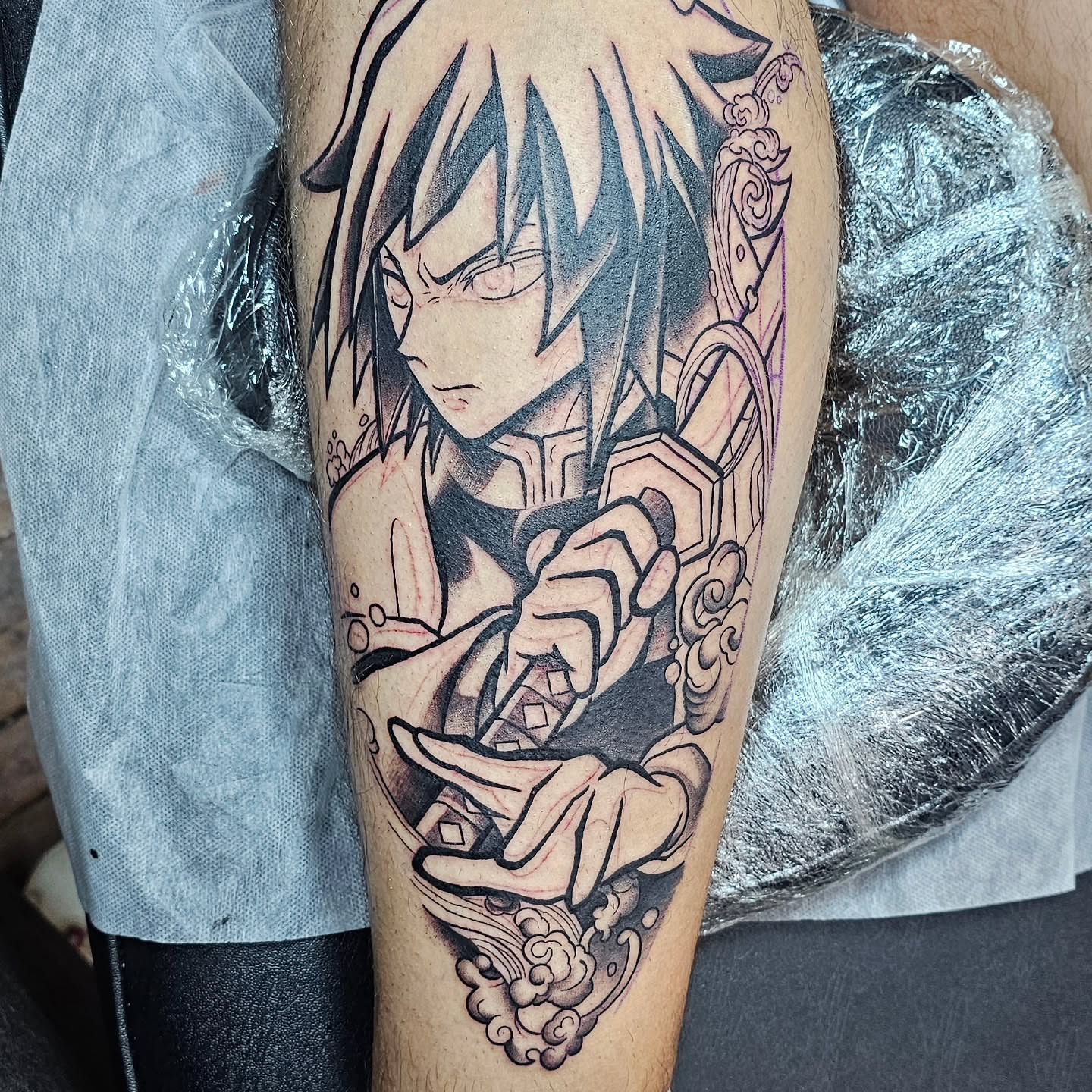 Tattoo by @josh_otn — anime