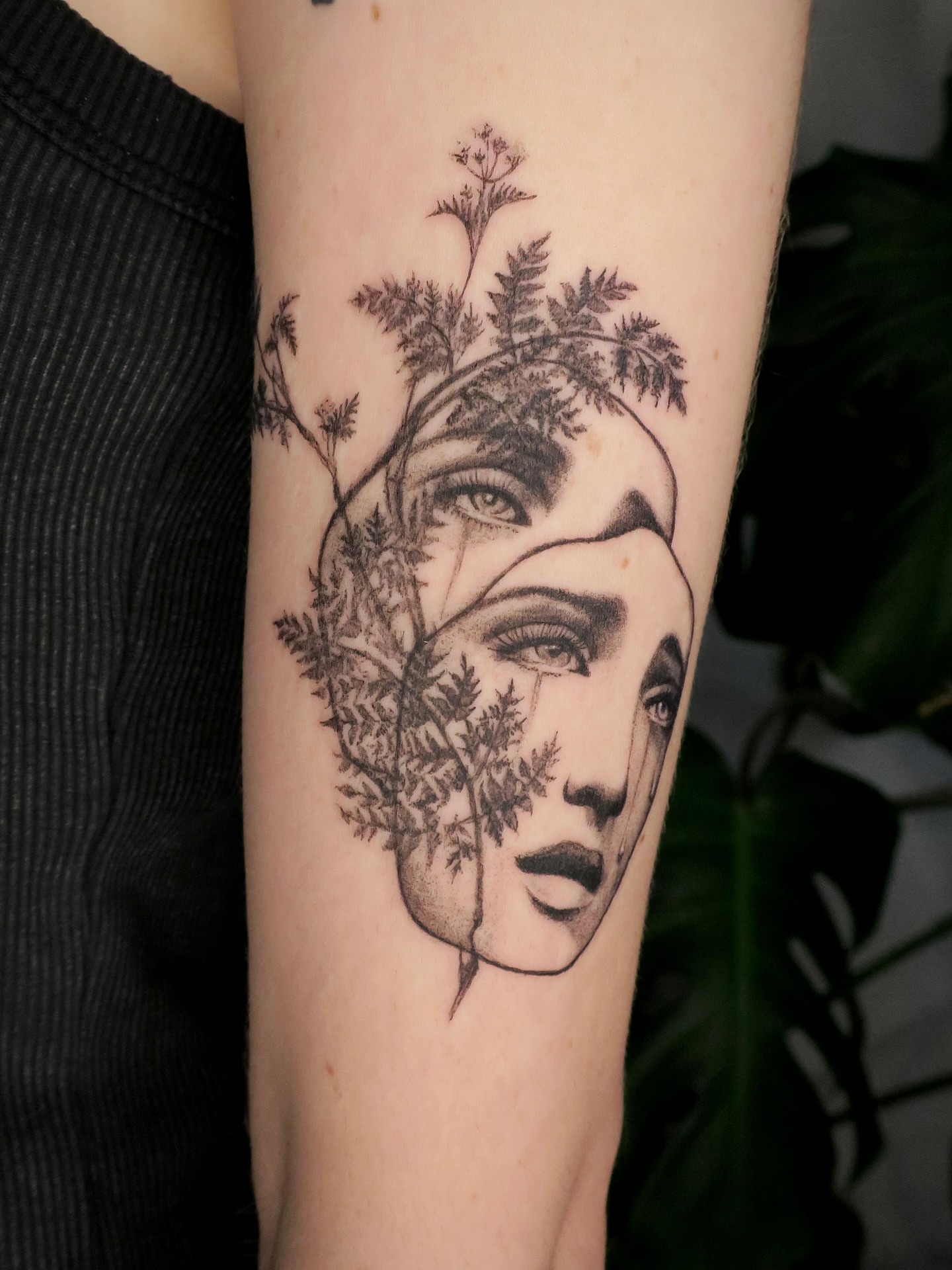 Tattoo by @cowgurl_bebop — black_and_grey, realism