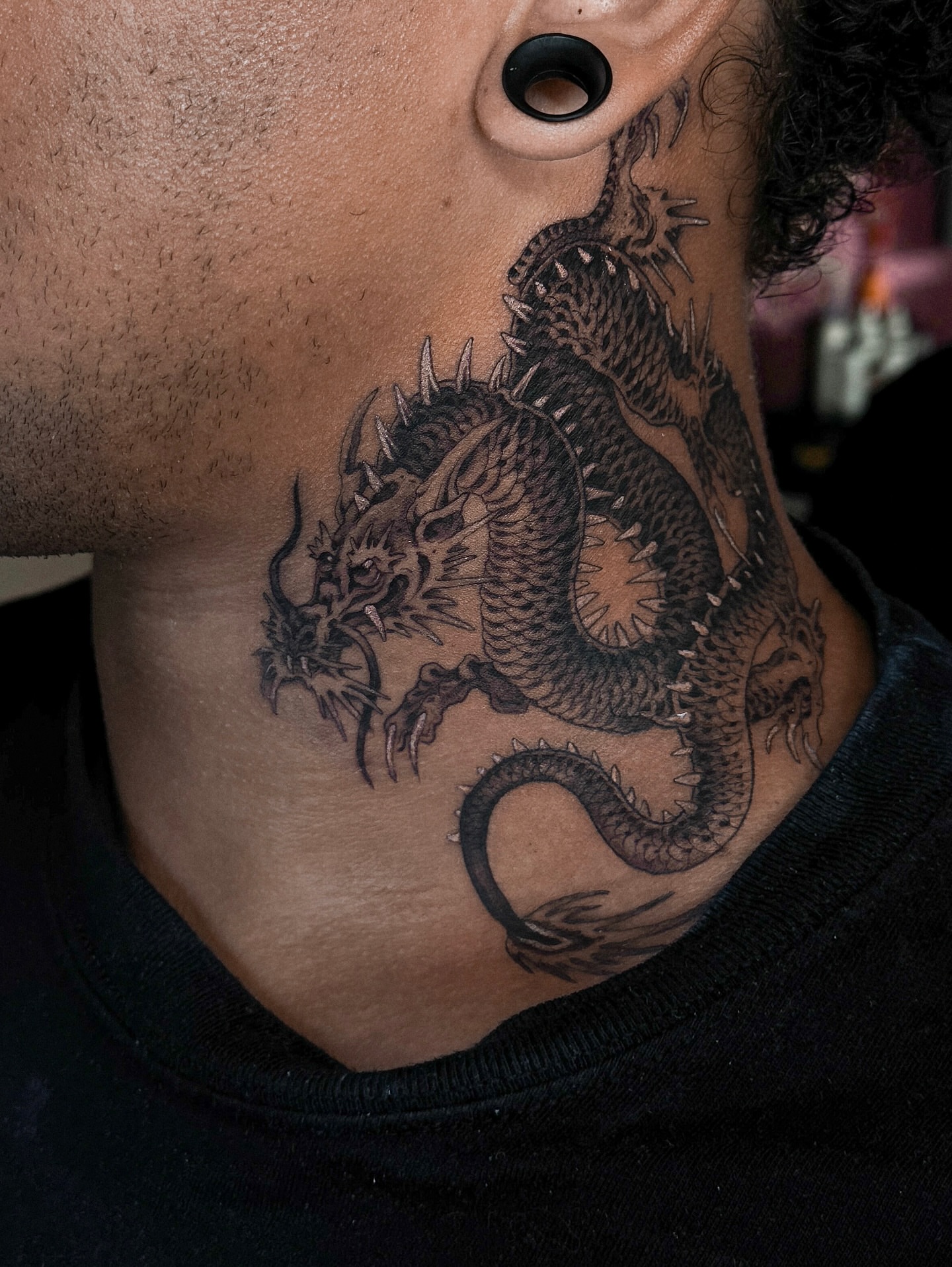 Tattoo by @ellafromhella — black_and_grey