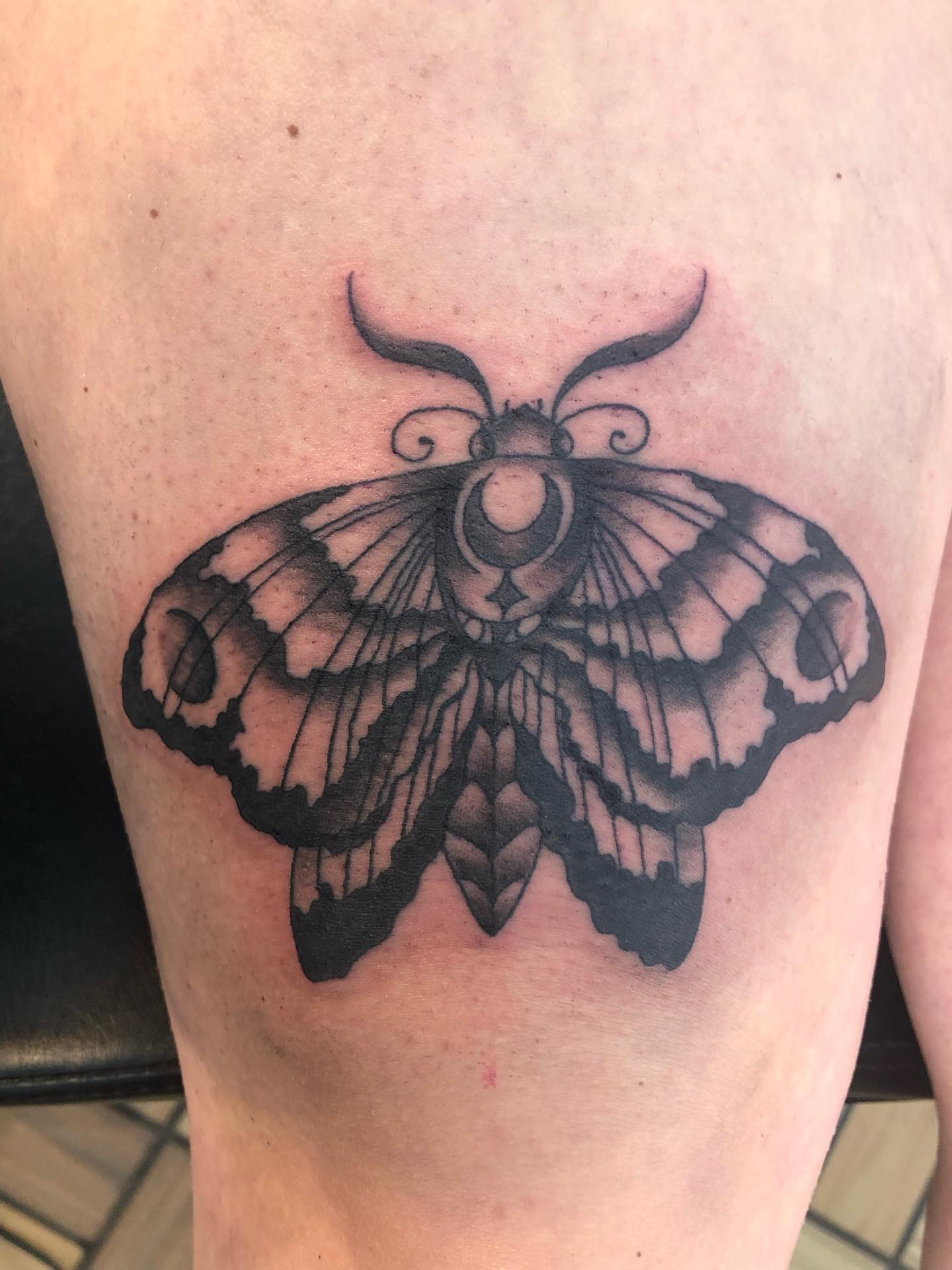 Tattoo by @nathanleib — black_and_grey