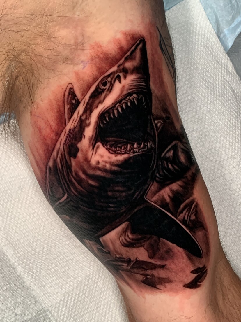 Tattoo by @jimboslicetat2 — realism, dark_realism