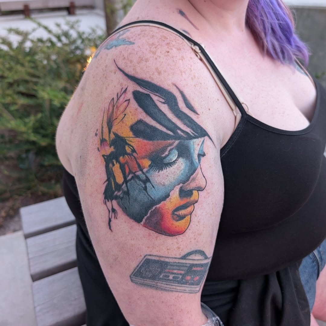 Tattoo by @benceciltattoos — trash_polka, realism