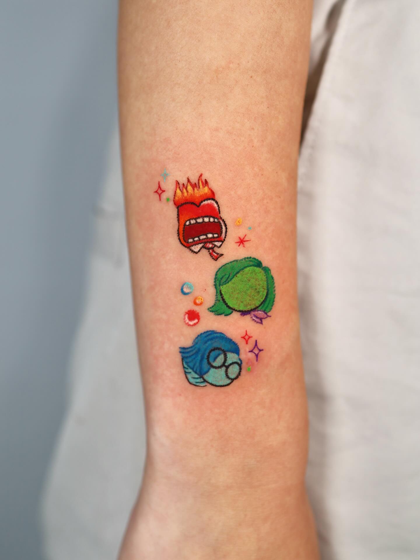 Tattoo by @kettle_tats โ new_school, dotwork