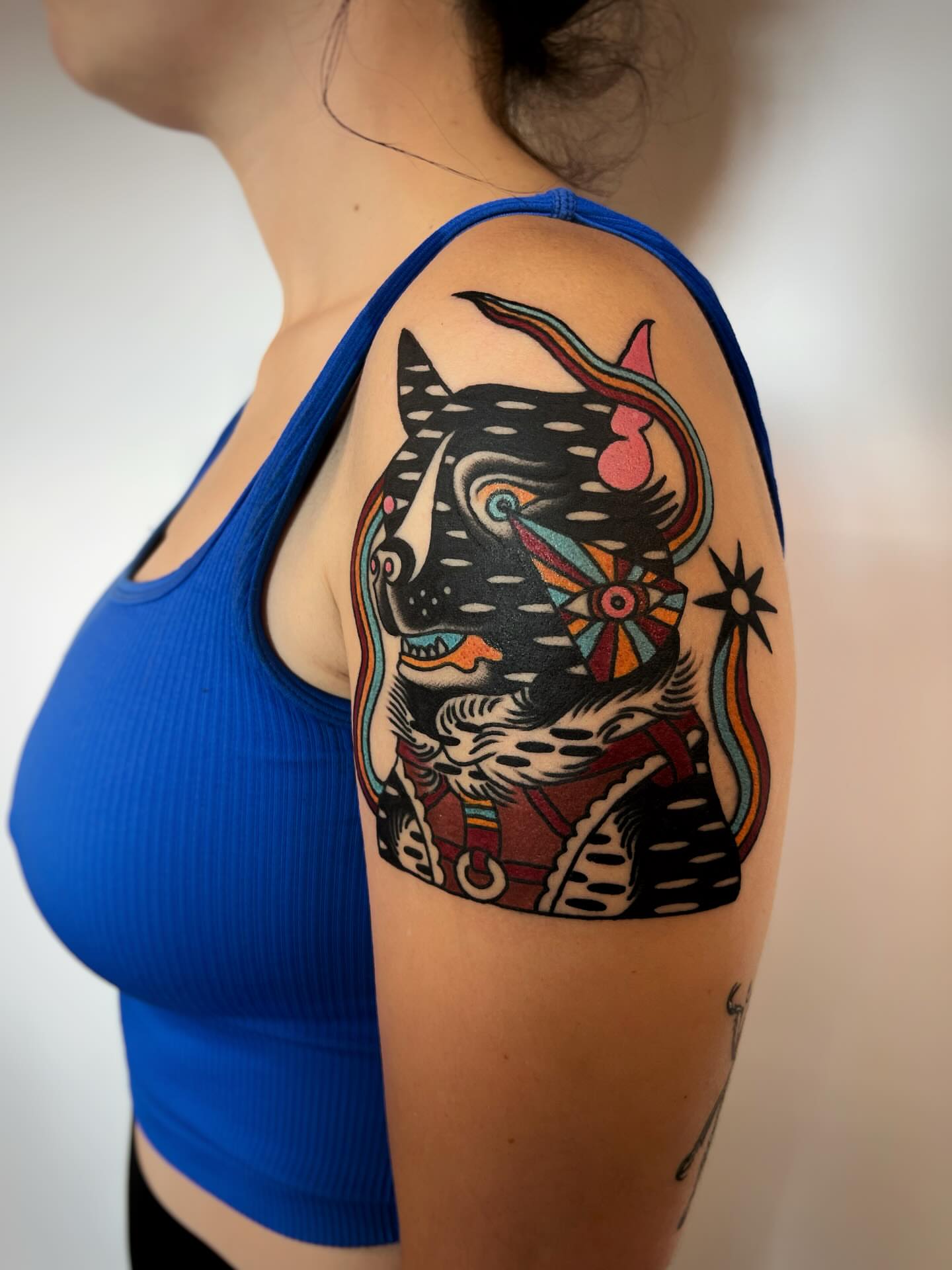 Tattoo by @maneefriday — american_traditional, dotwork