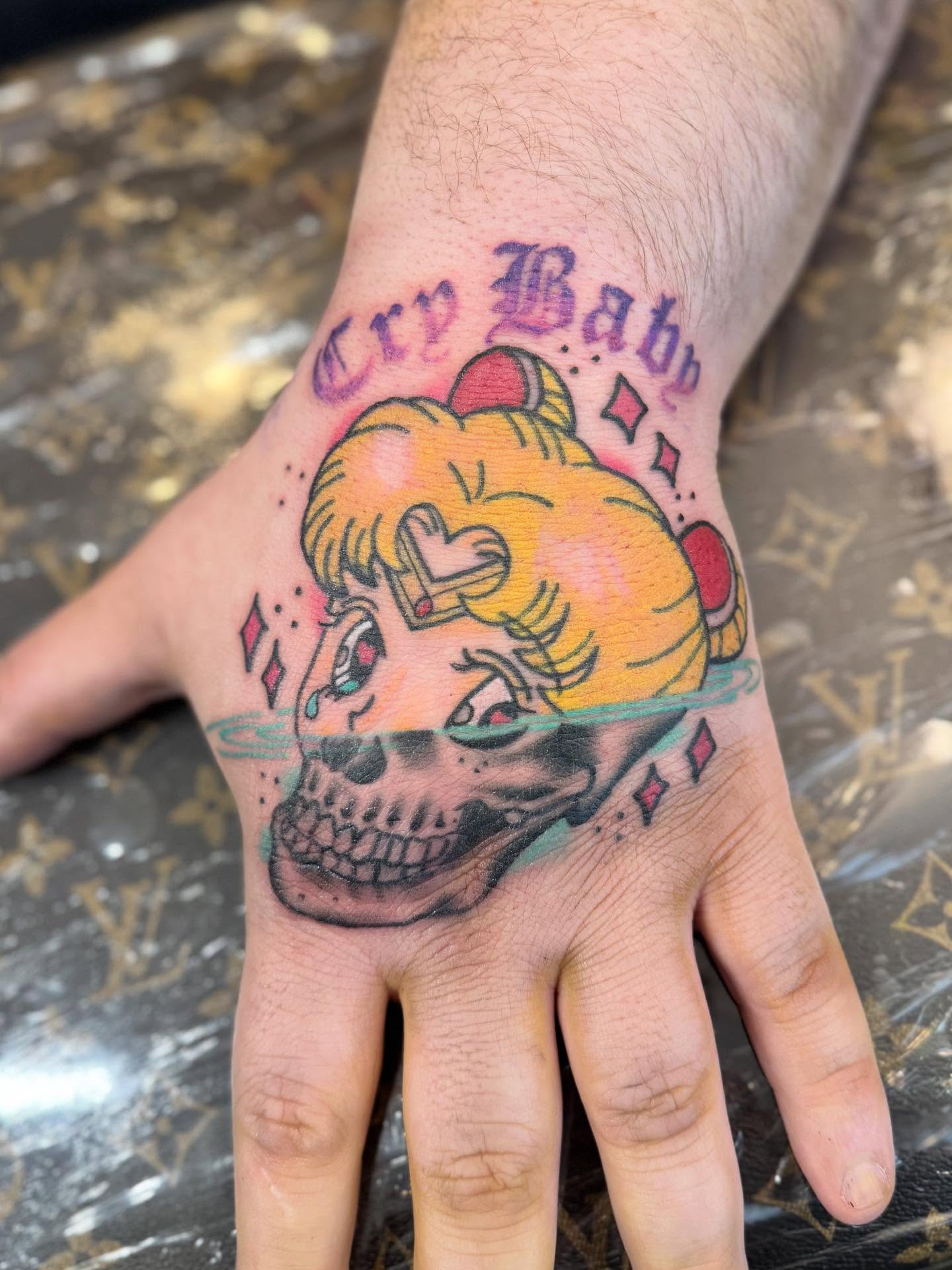 Tattoo by @dpatricktattoo — american_traditional, dotwork