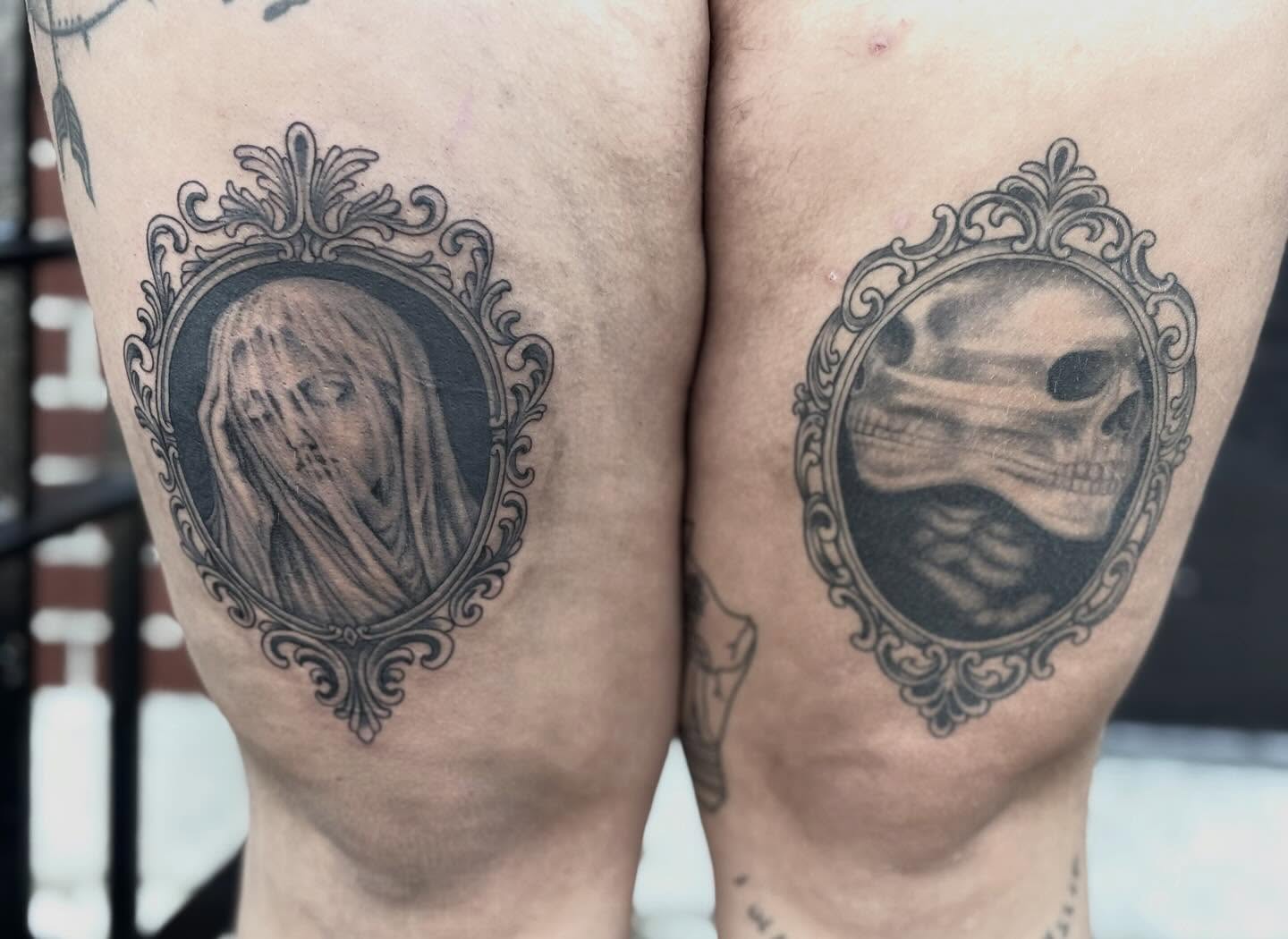 Tattoo by @carissaetattoos — black_and_grey, realism