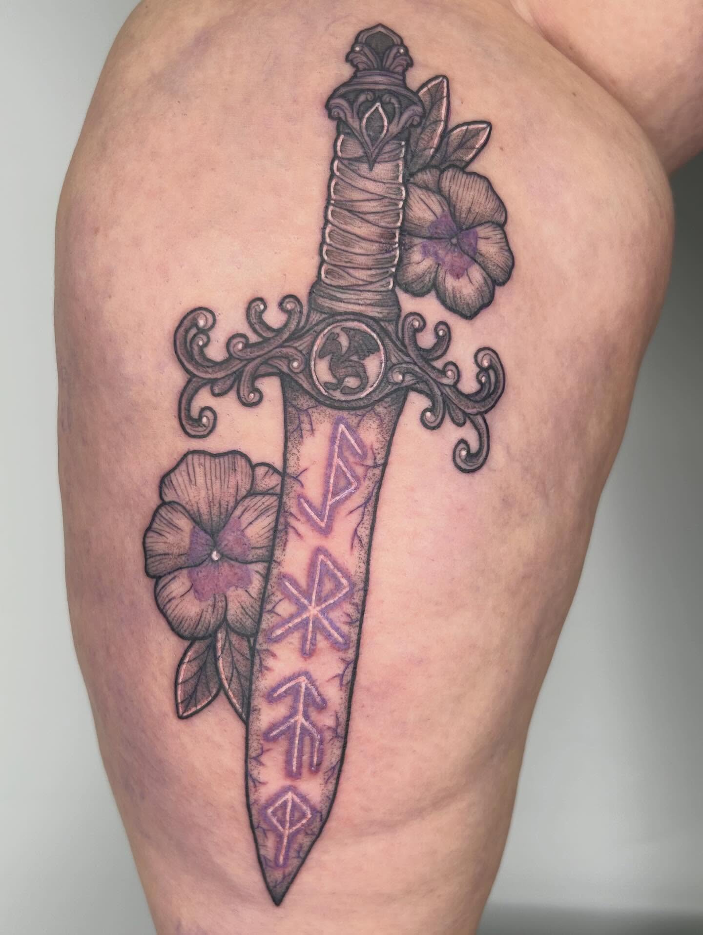 Tattoo by @poppyoliviatattoo — black_and_grey, ornamental
