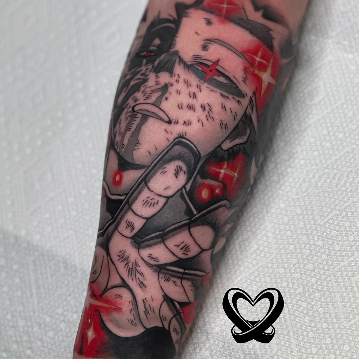 Tattoo by @deussayink — american_traditional, dotwork