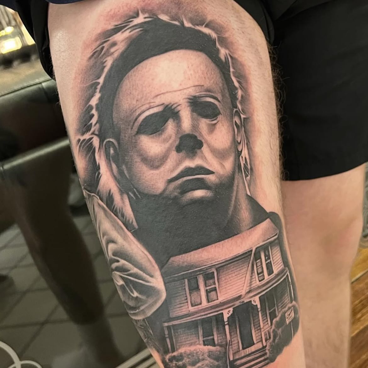 Tattoo by @ab.bautistatattoos β realism, black_and_grey