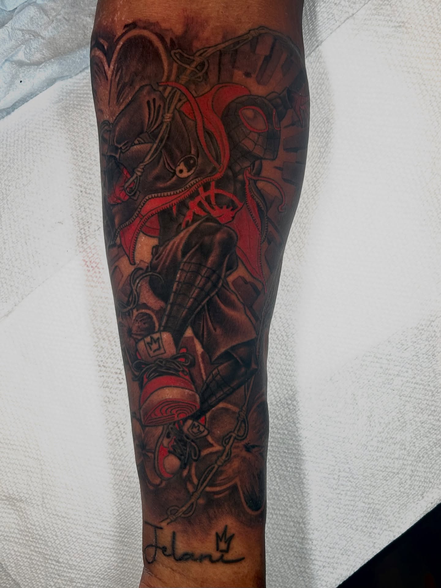 Tattoo by @timderosetattoos — dark_realism