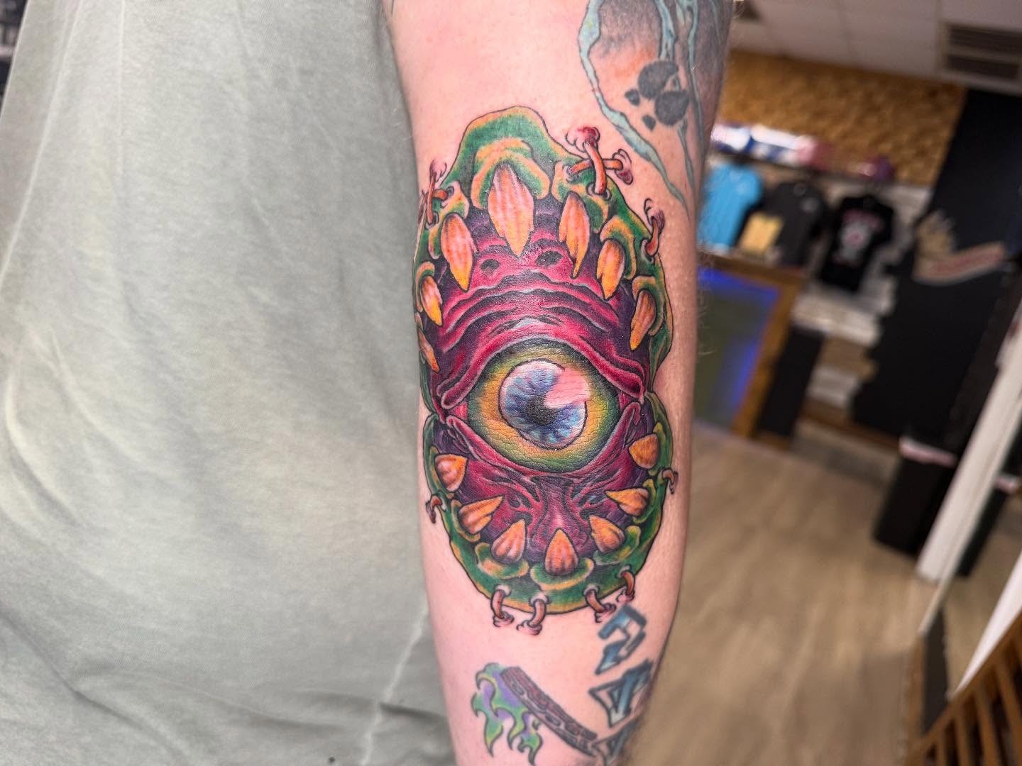 Tattoo by @tattman9000 — new_school, surrealism