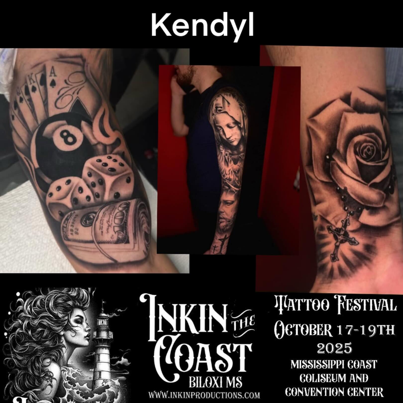 Tattoo by @kendyyl — black_and_grey, realism