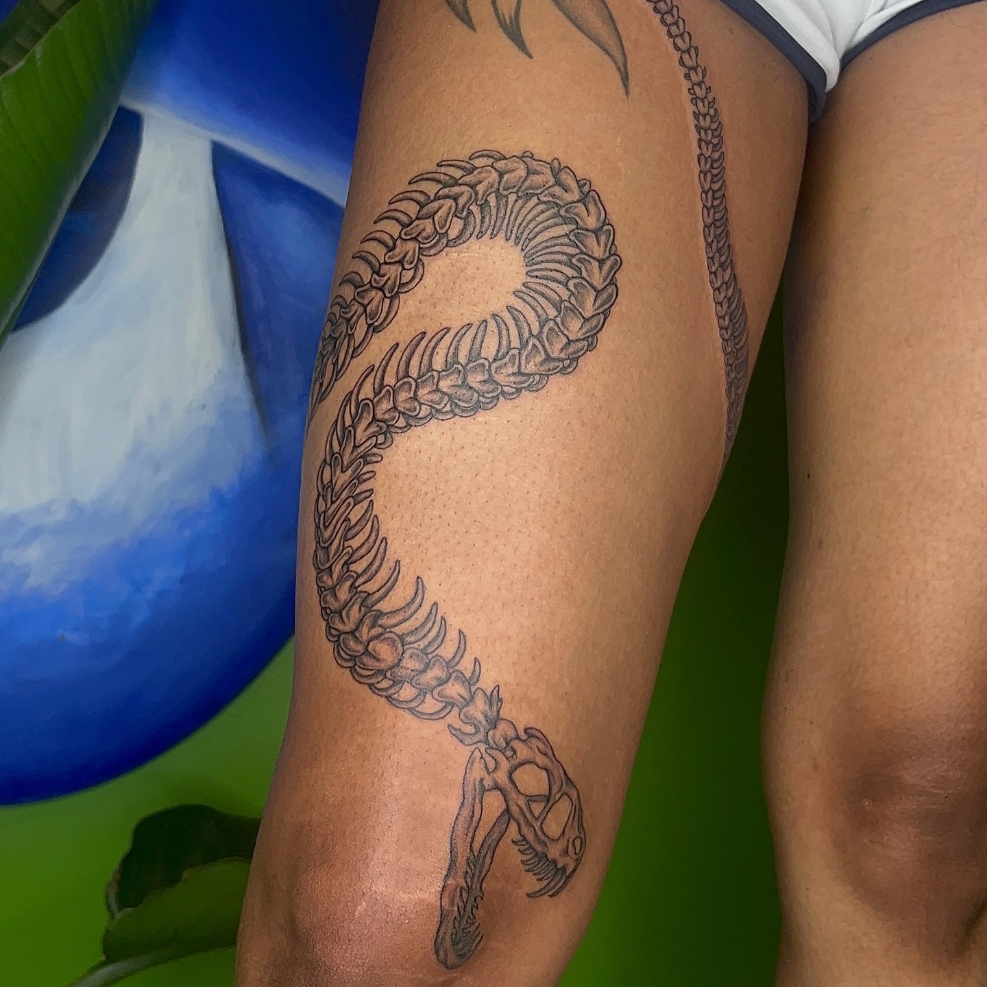 Tattoo by @pokedbyclo — black_and_grey