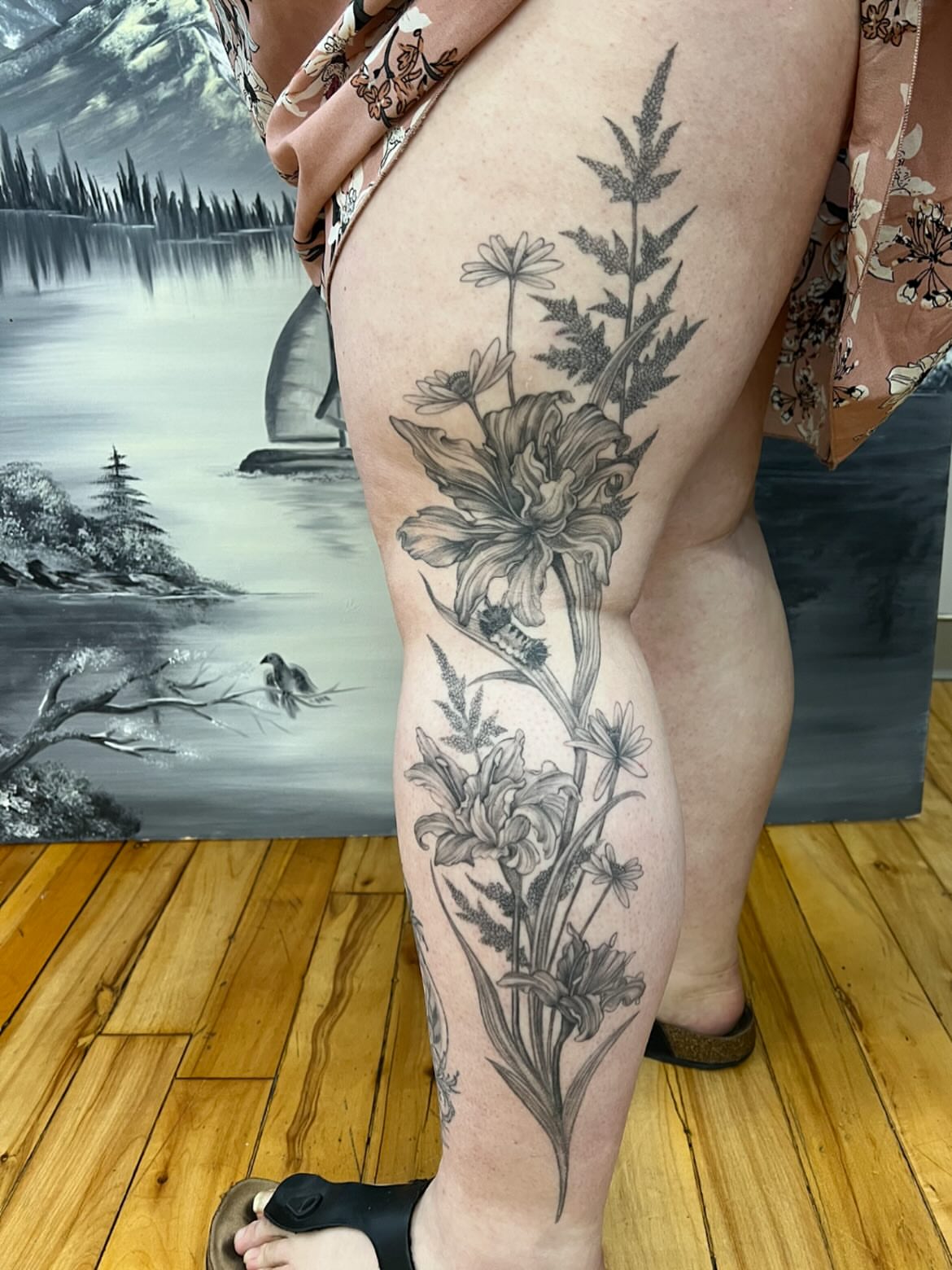 Tattoo by @jazzyhandswpg — black_and_grey