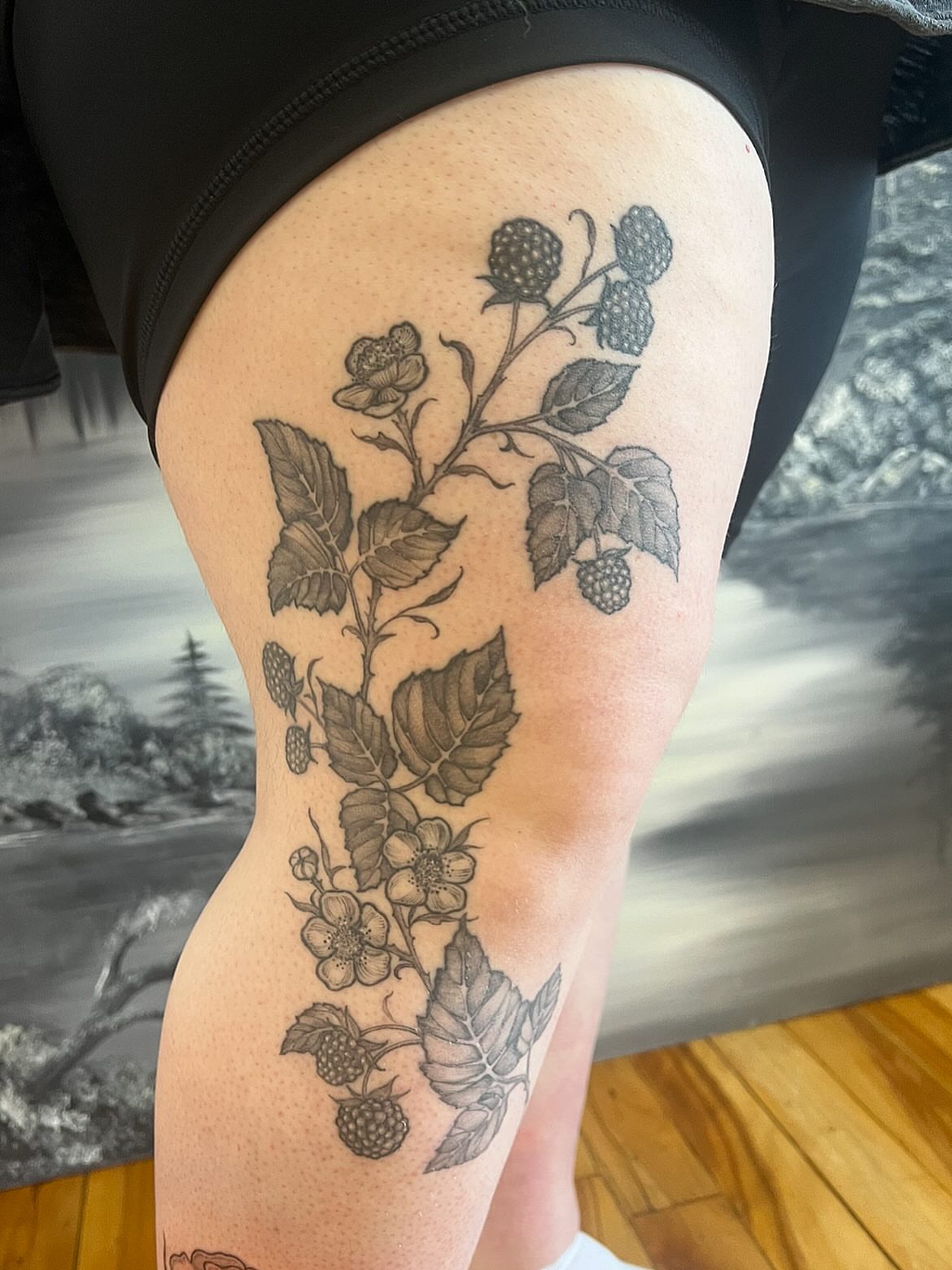 Tattoo by @jazzyhandswpg — black_and_grey