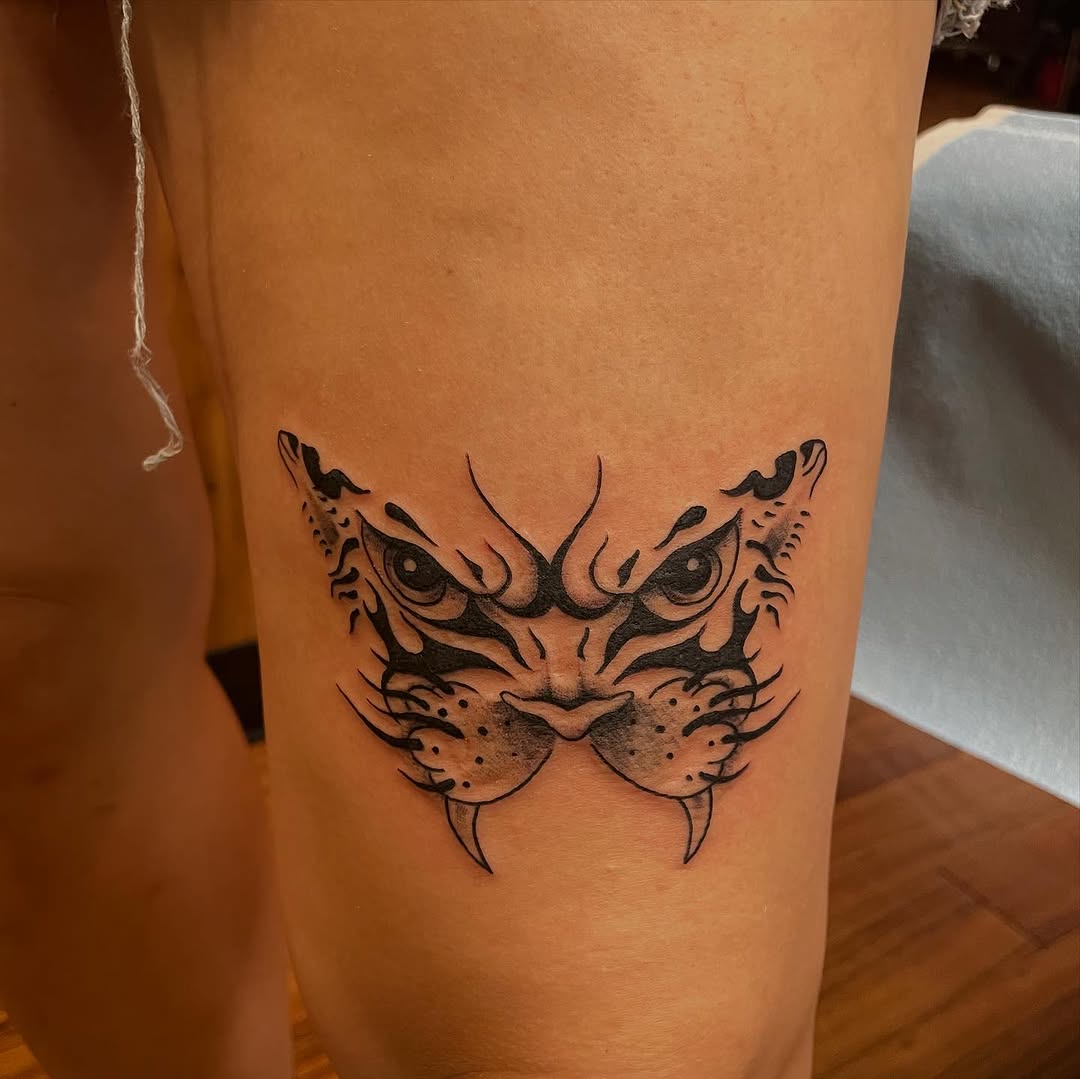 Tattoo by @annasabrowskytattoo — black_and_grey, realism
