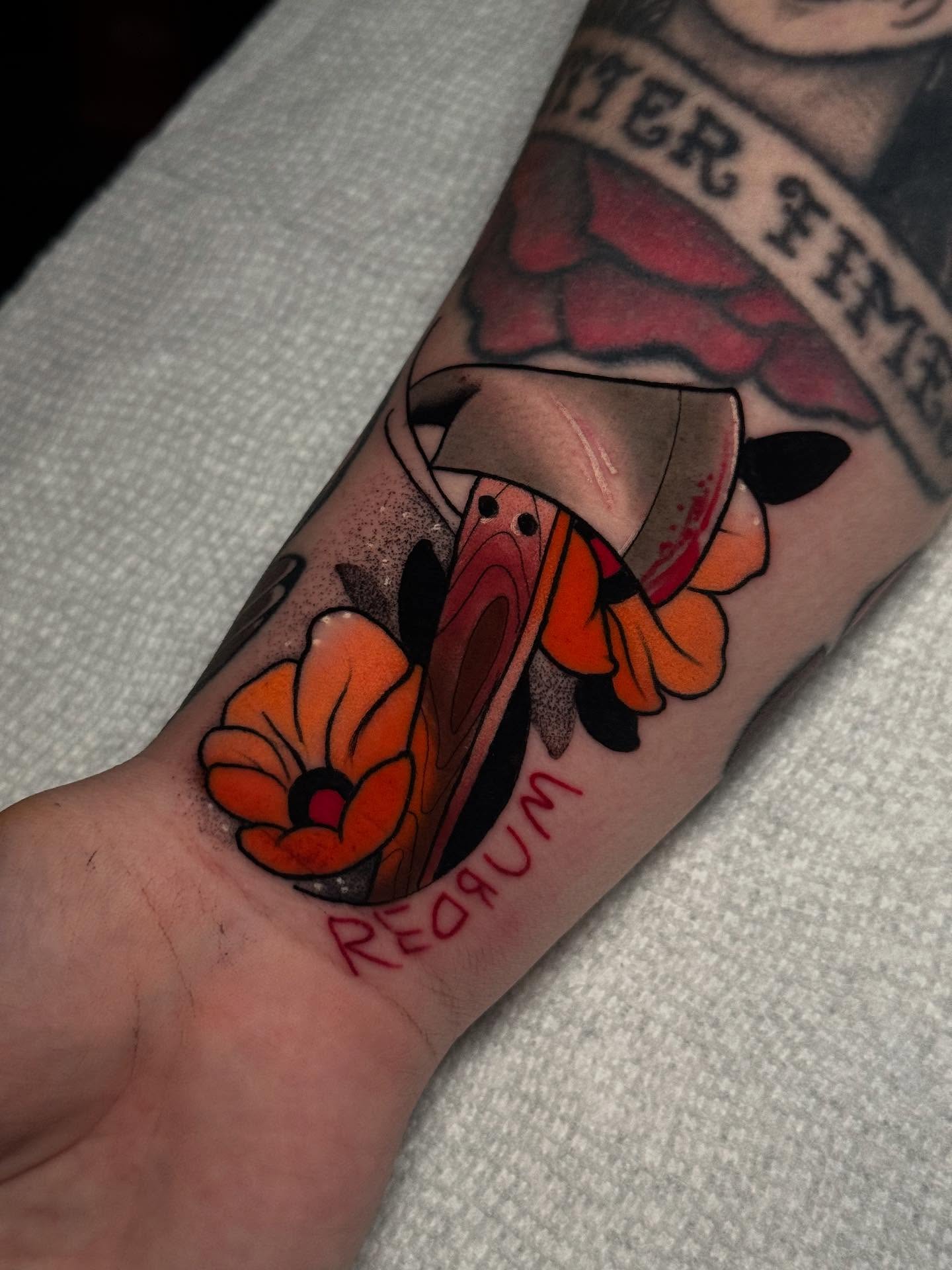 Tattoo by @robiscoffee — american_traditional