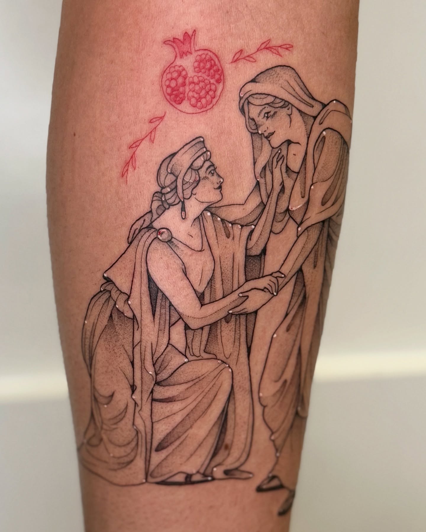 Tattoo by @deerbatstats — black_and_grey, realism