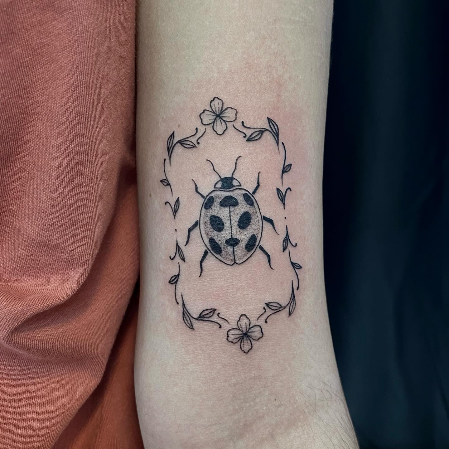 Tattoo by @emmaleighrosetattoos — dotwork