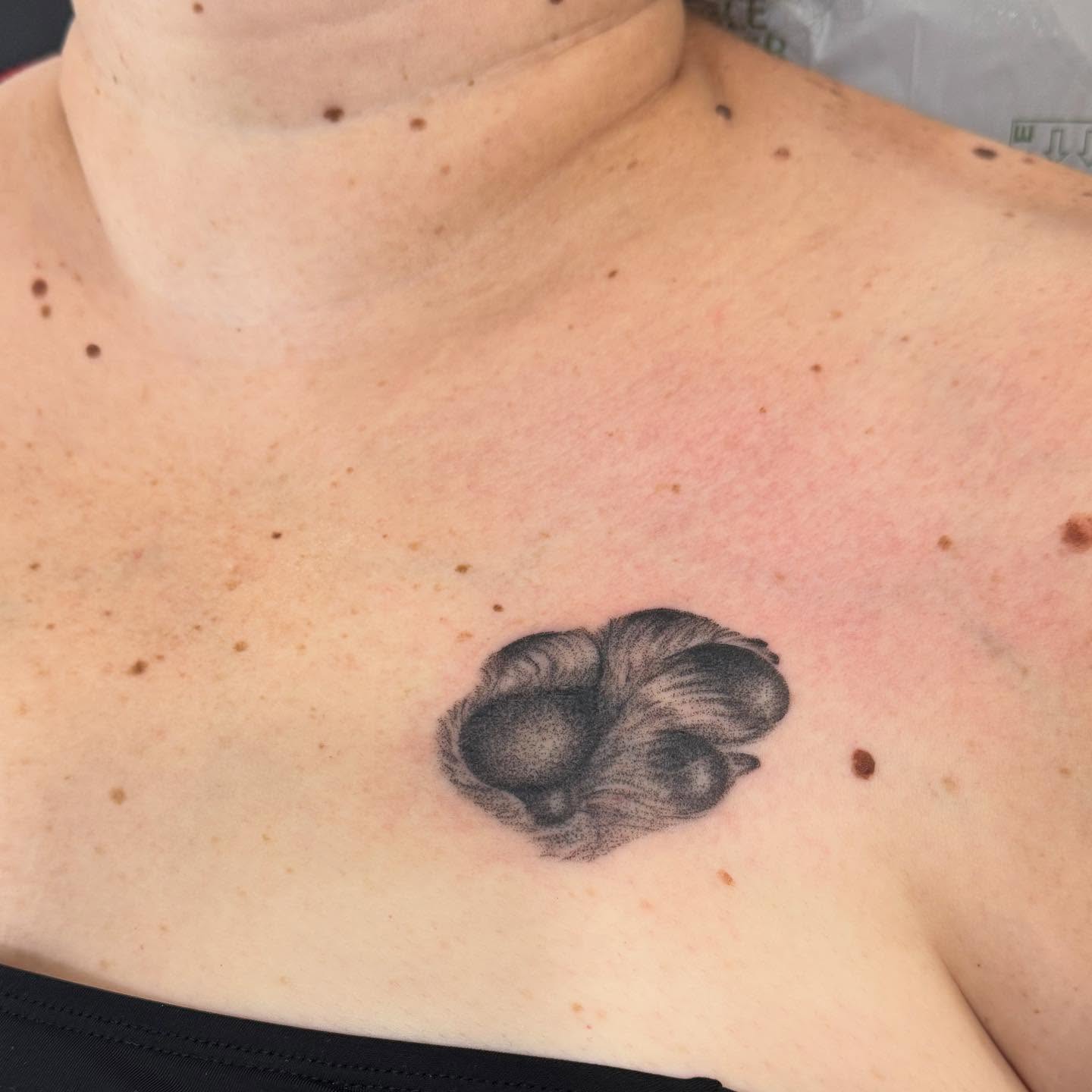 Tattoo by @sevtattoos — dotwork