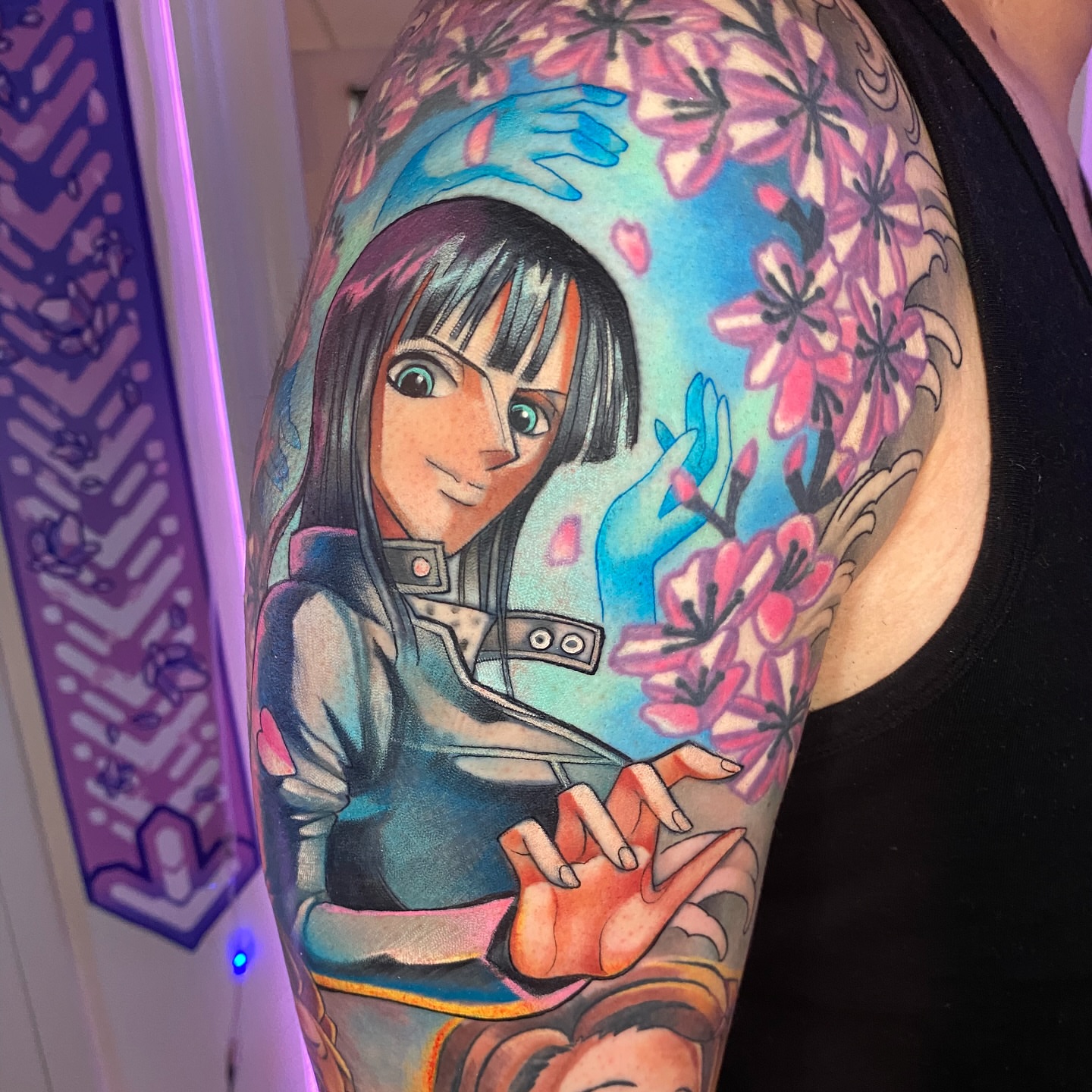 Tattoo by @amyporterart — anime, illustrative