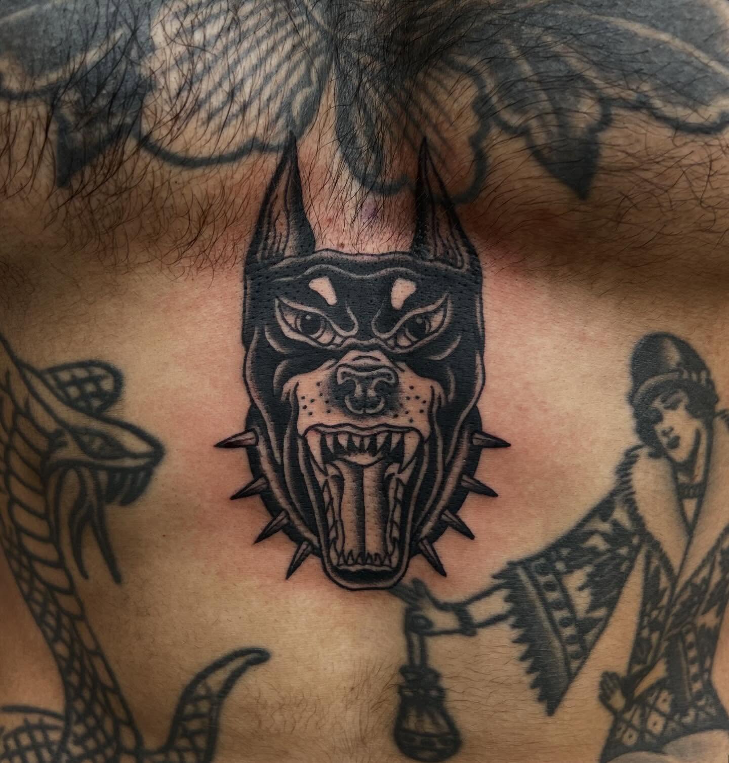 Tattoo by @molliecooltattoos — black_and_grey