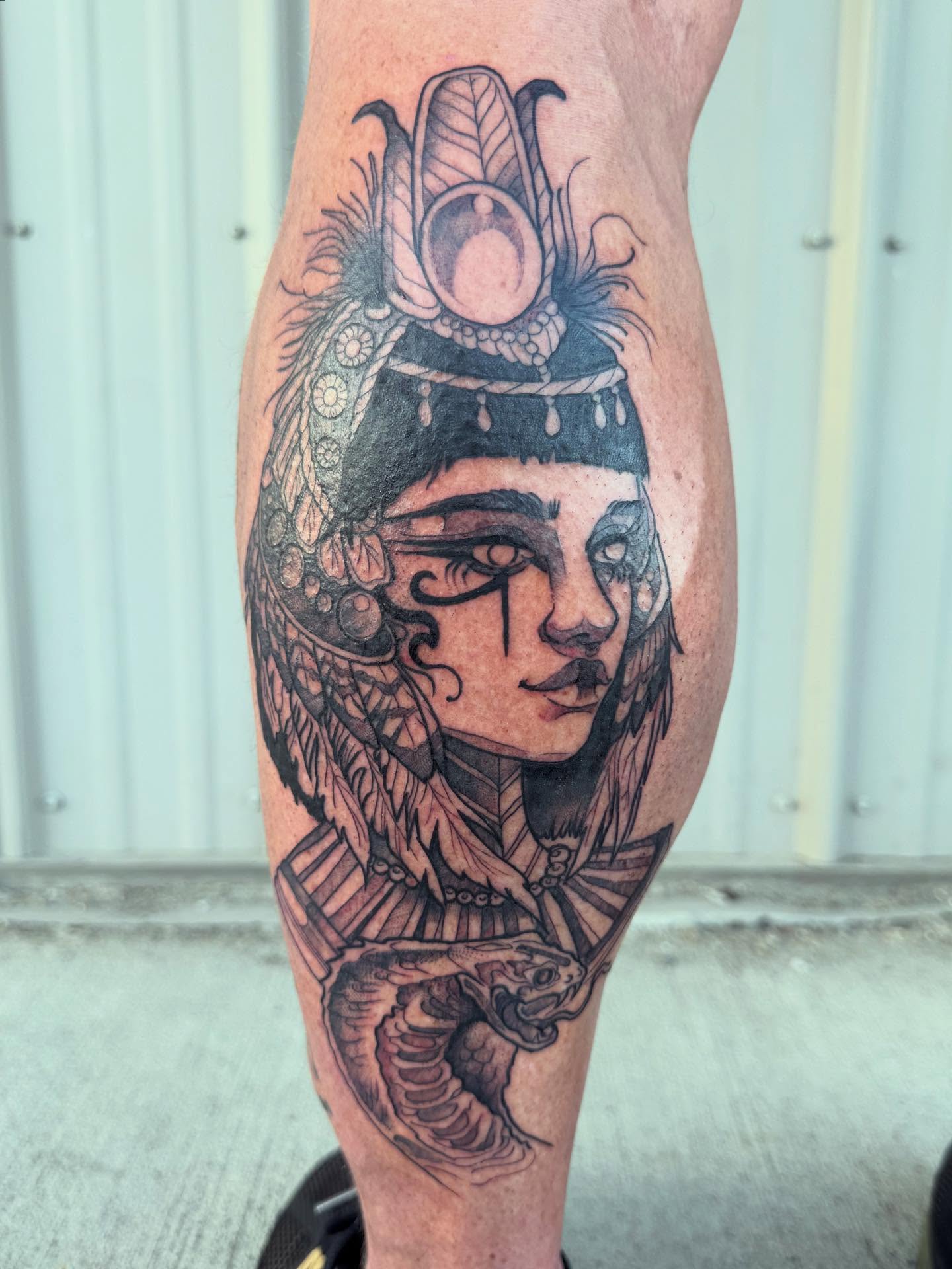 Tattoo by @gatorgirltattoo — black_and_grey, realism