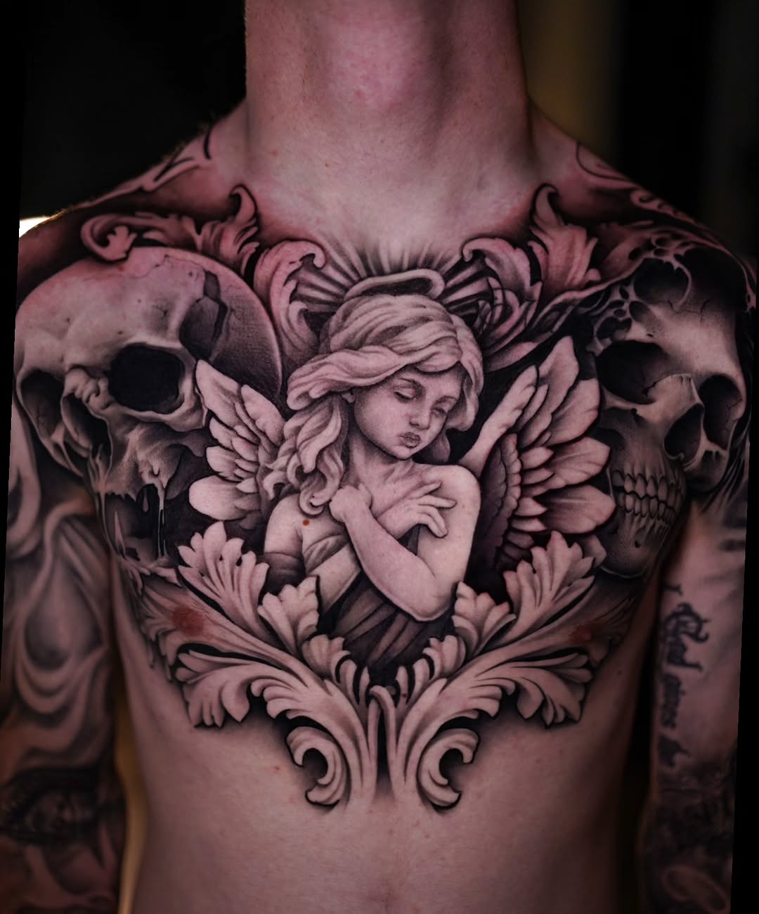 Tattoo by @inkbyesto — realism, black_and_grey