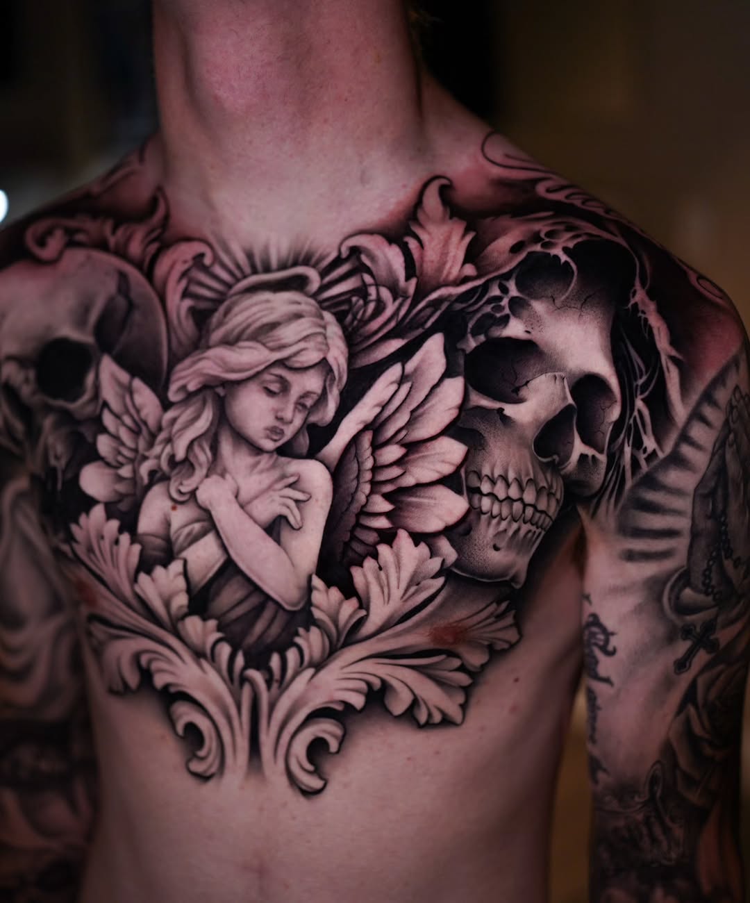Tattoo by @inkbyesto — realism, black_and_grey
