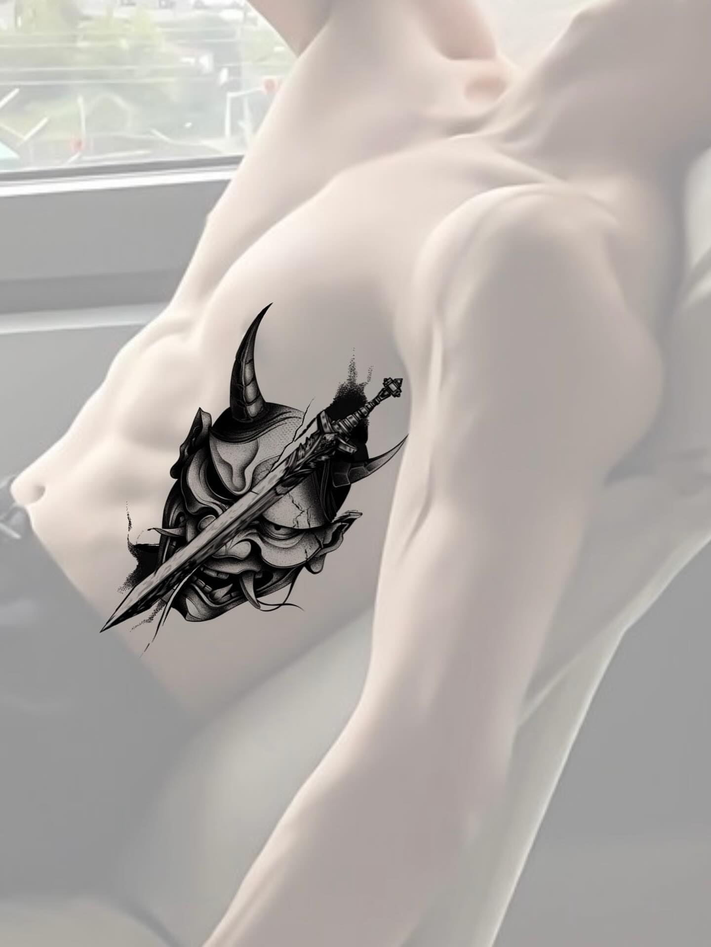 Tattoo by @swani_tattoo — black_and_grey