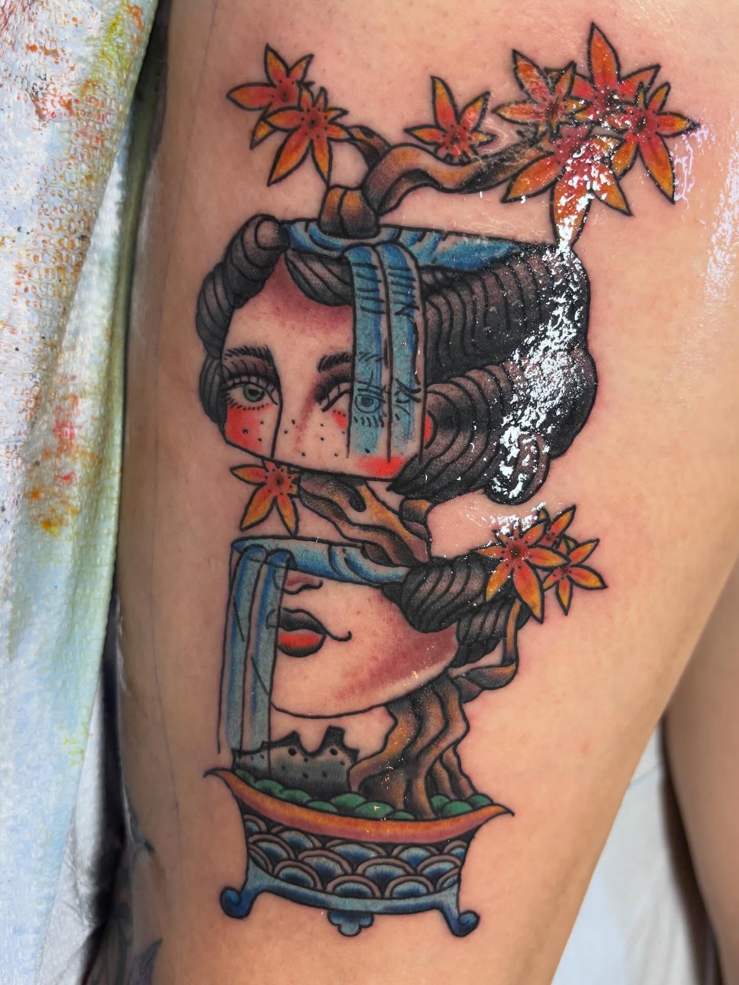 Tattoo by @arkoudatattoo — american_traditional, neo_traditional