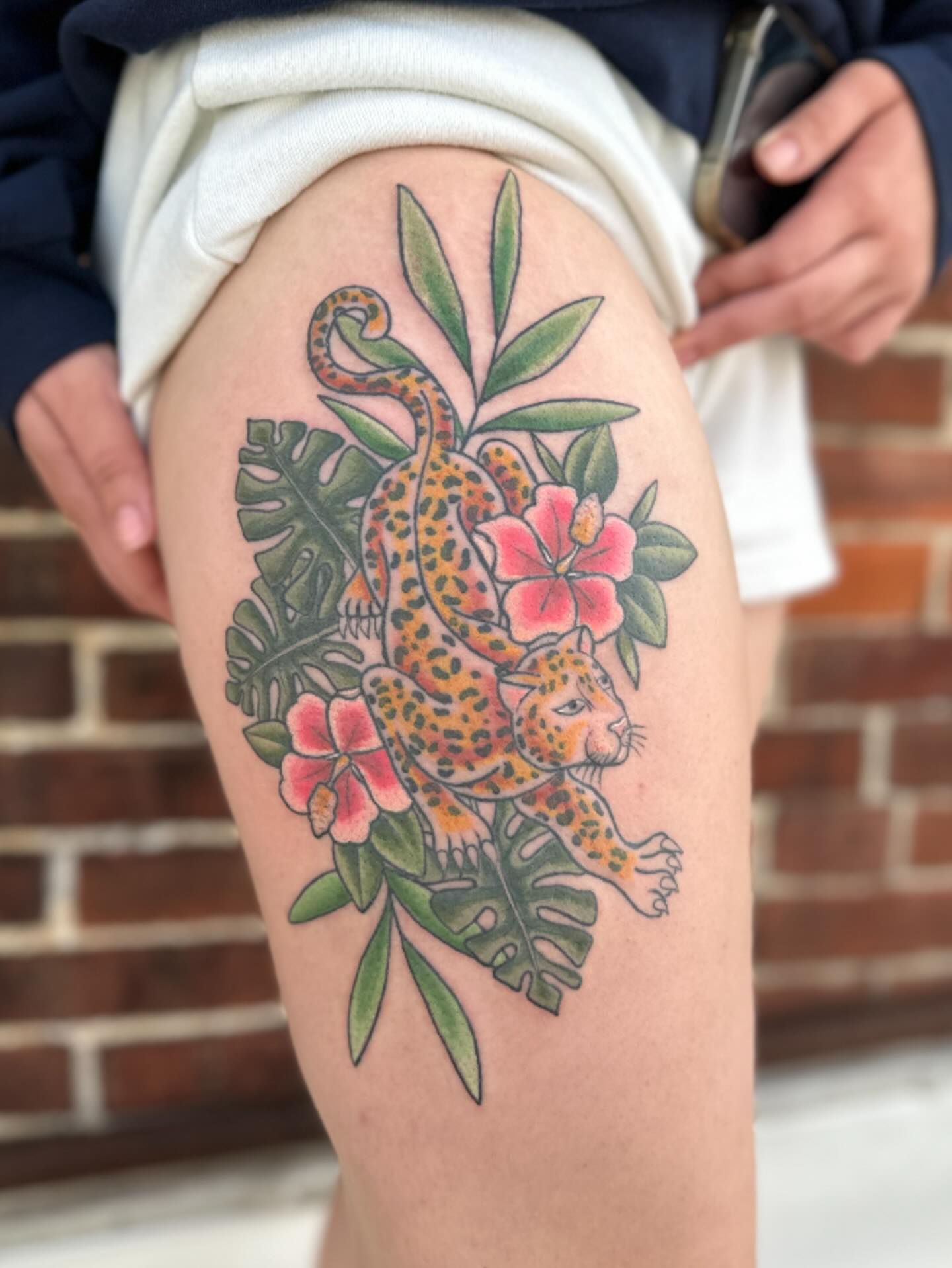 Tattoo by @mallorytattoos — american_traditional, dotwork
