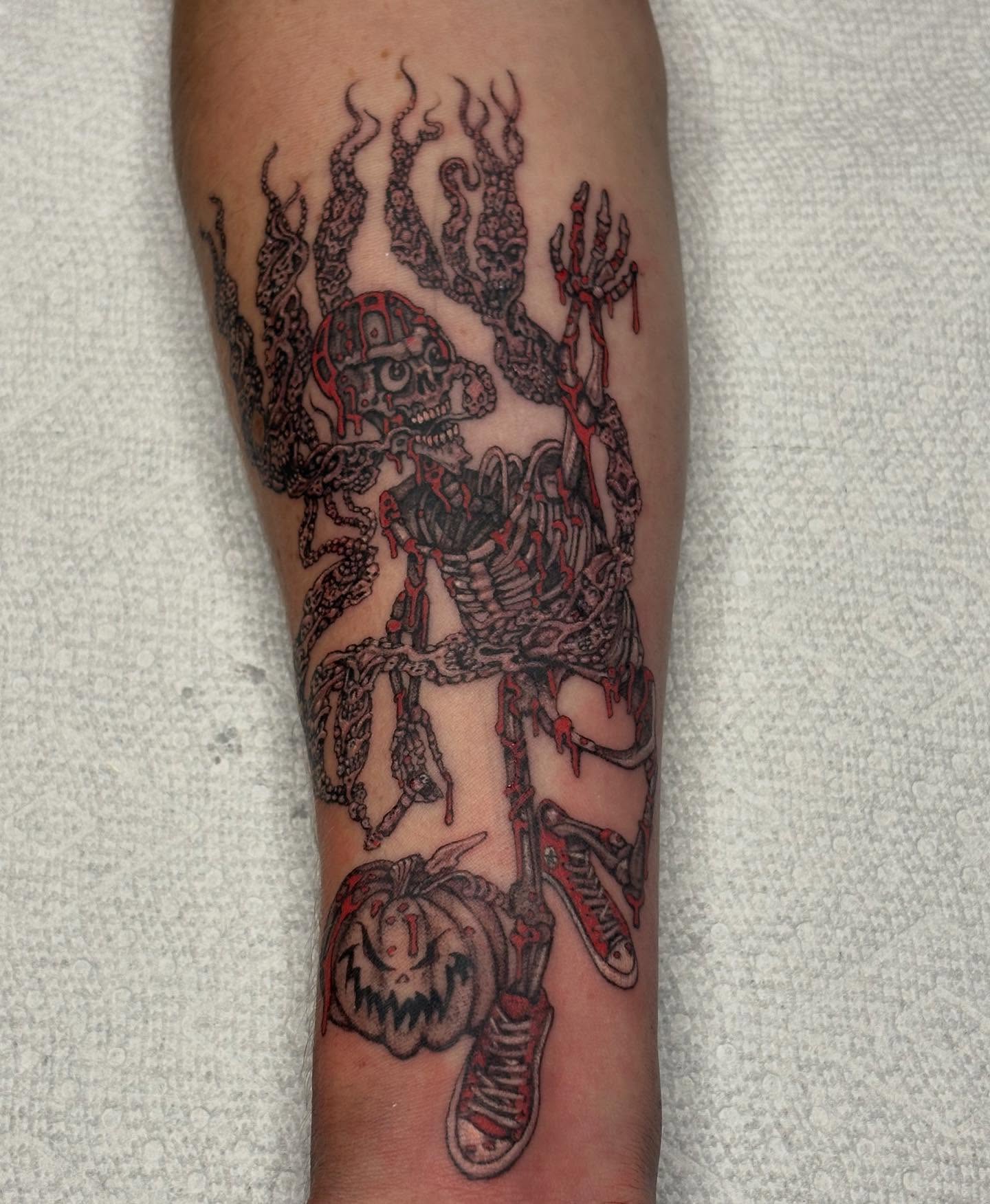 Tattoo by @fried_world — neo_traditional, dark_realism