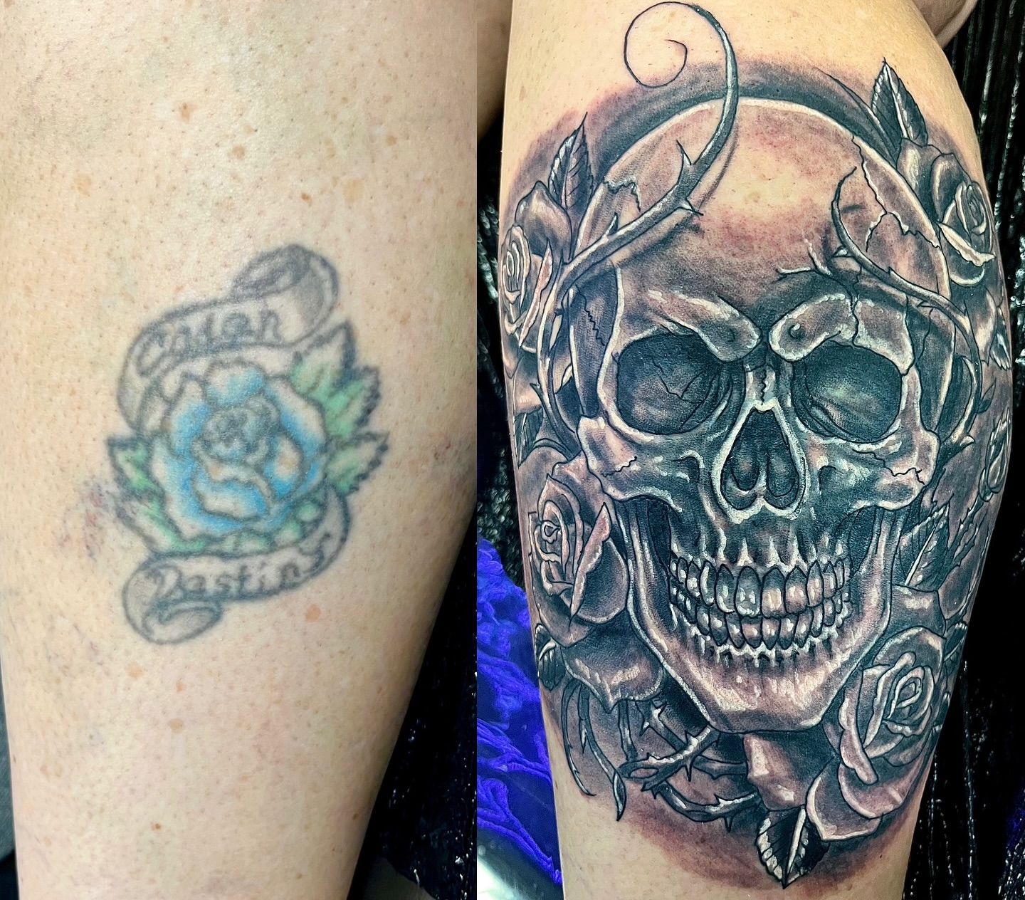 Tattoo by @classiccustomtattooing — black_and_grey, realism