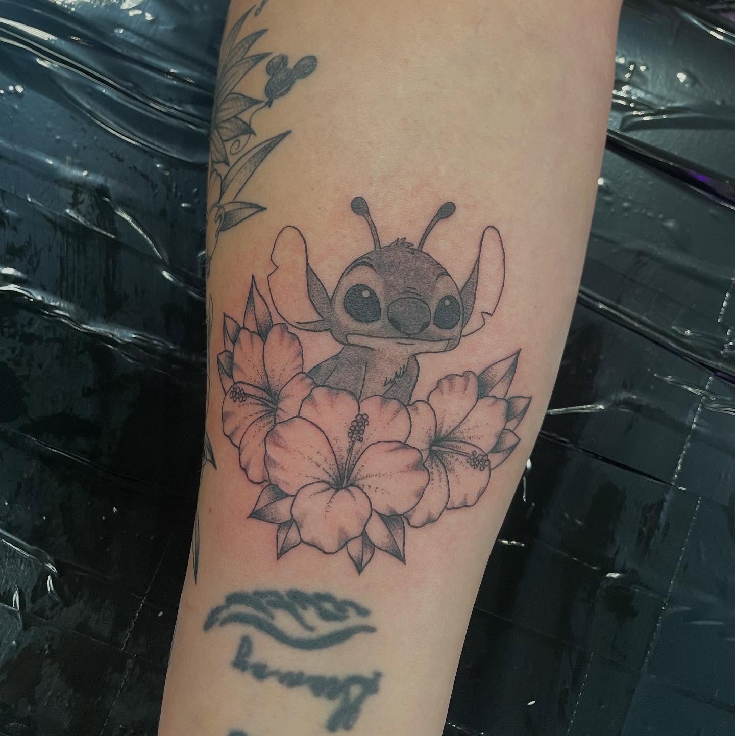 Tattoo by @jennanabread_ink — black_and_grey