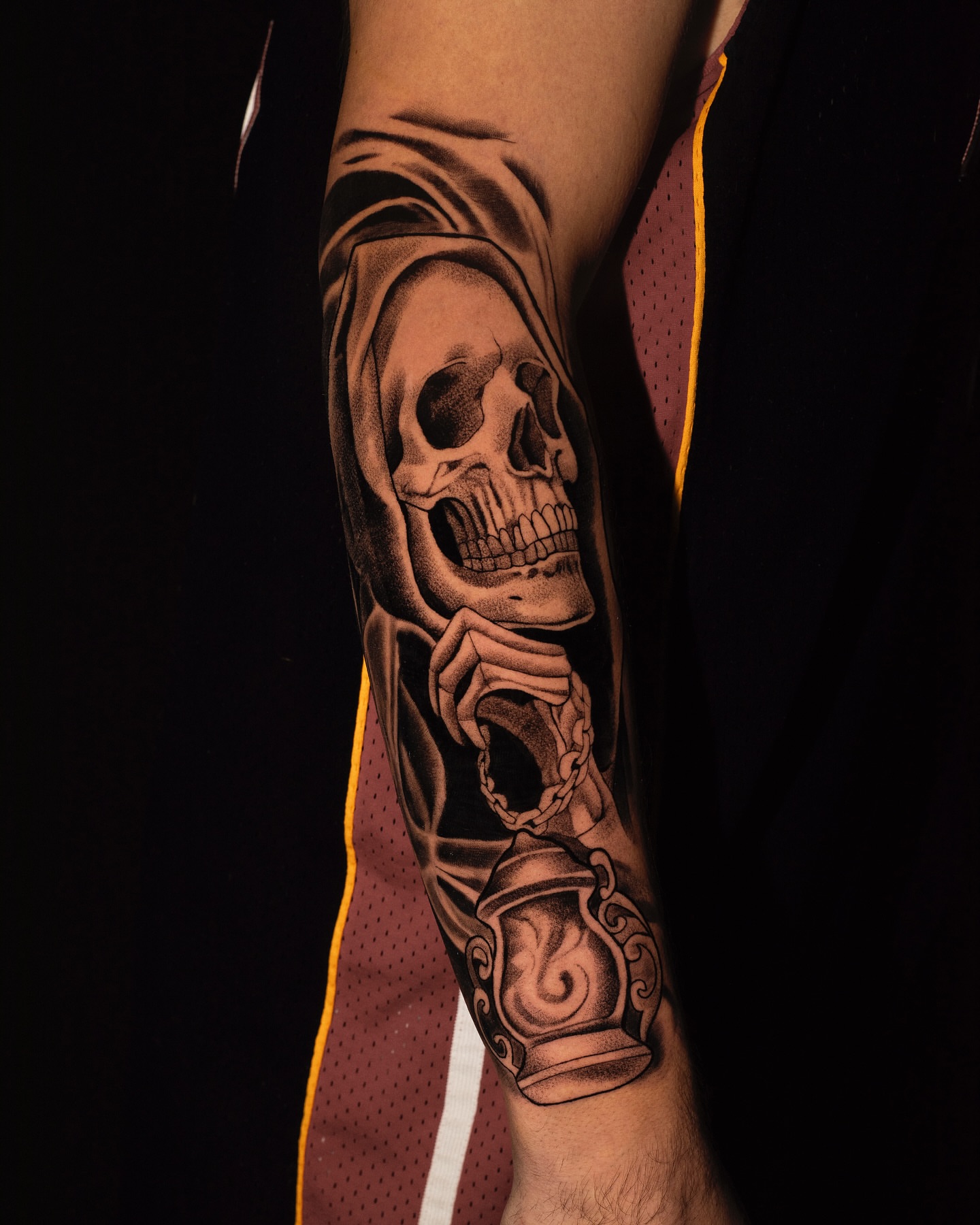 Tattoo by @javiink_rm — realism, black_and_grey