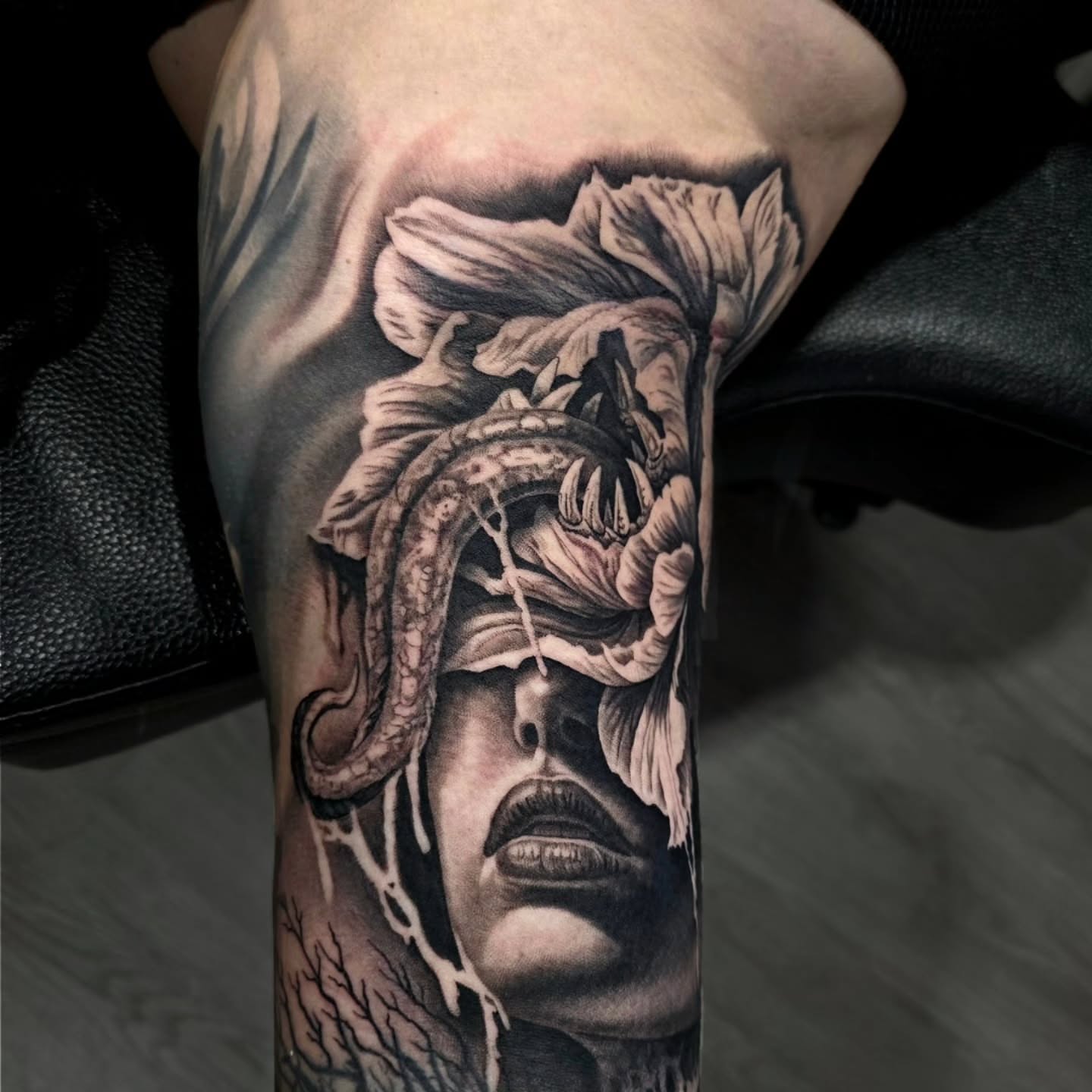 Tattoo by @tattoos_by_julia — realism, dark_realism