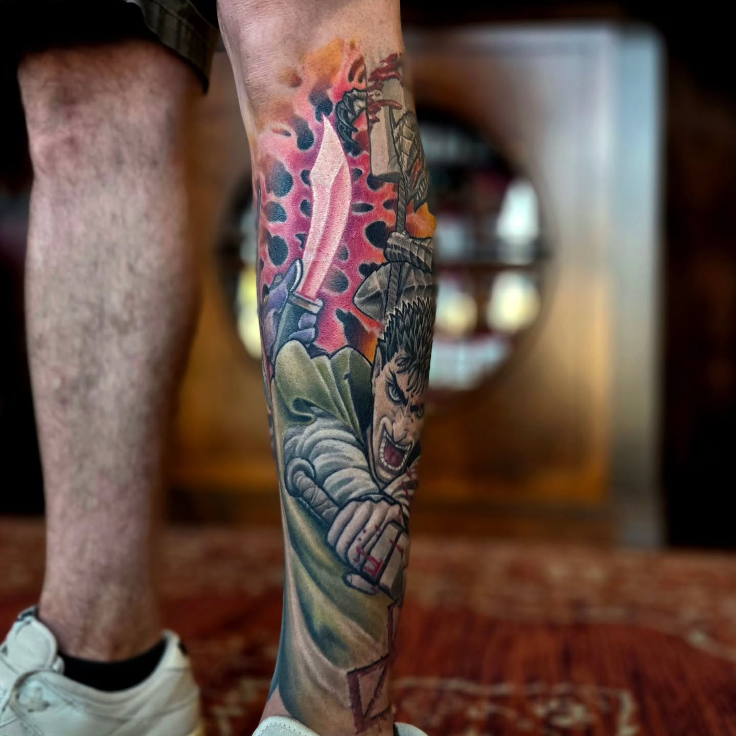 Japanese warrior japanese irezumi tattoo on the forearm by Jake Goss, Salt Lake City, Utah
