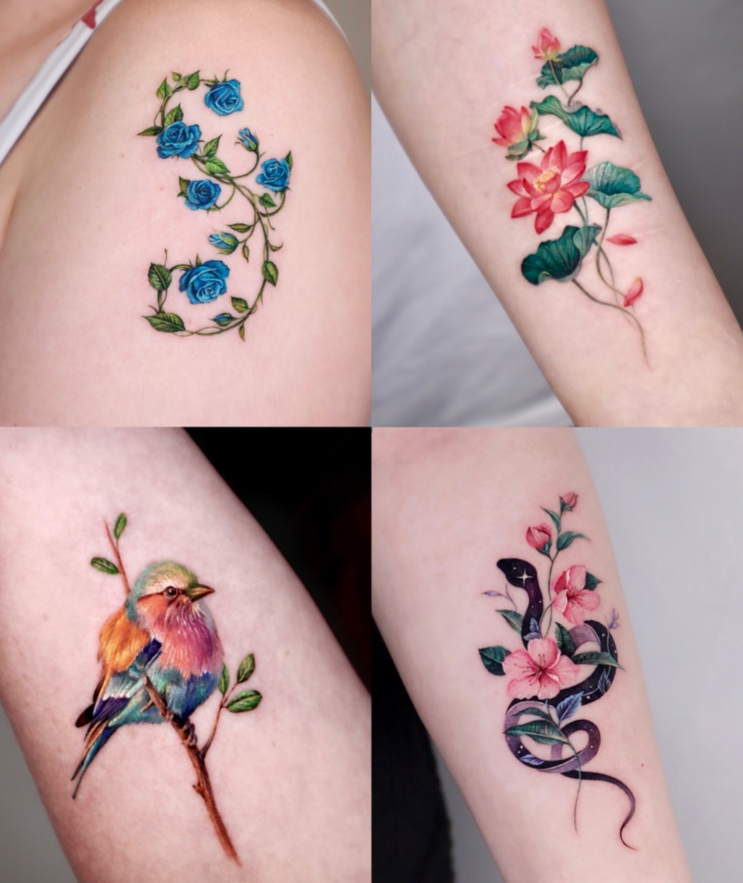 Tattoo by @miiu_tattoo — watercolor