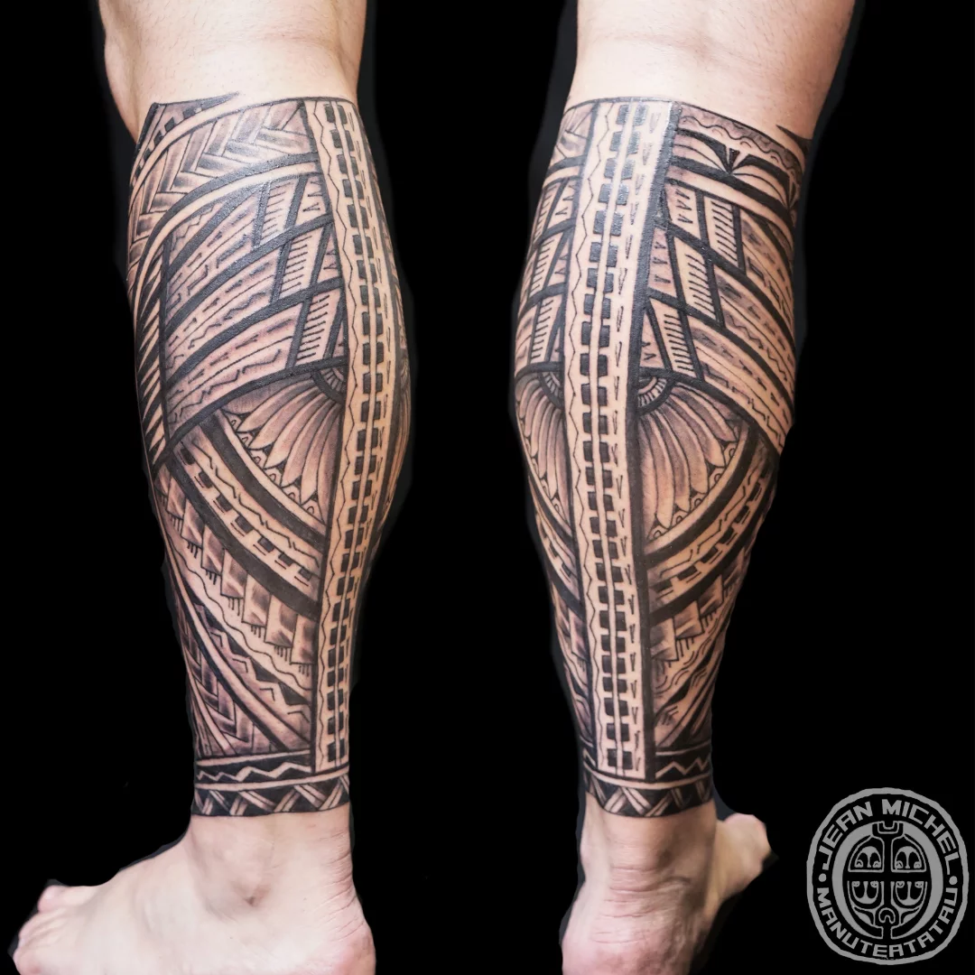 Tattoo by @jeanmichelmanutea — tribal, geometric