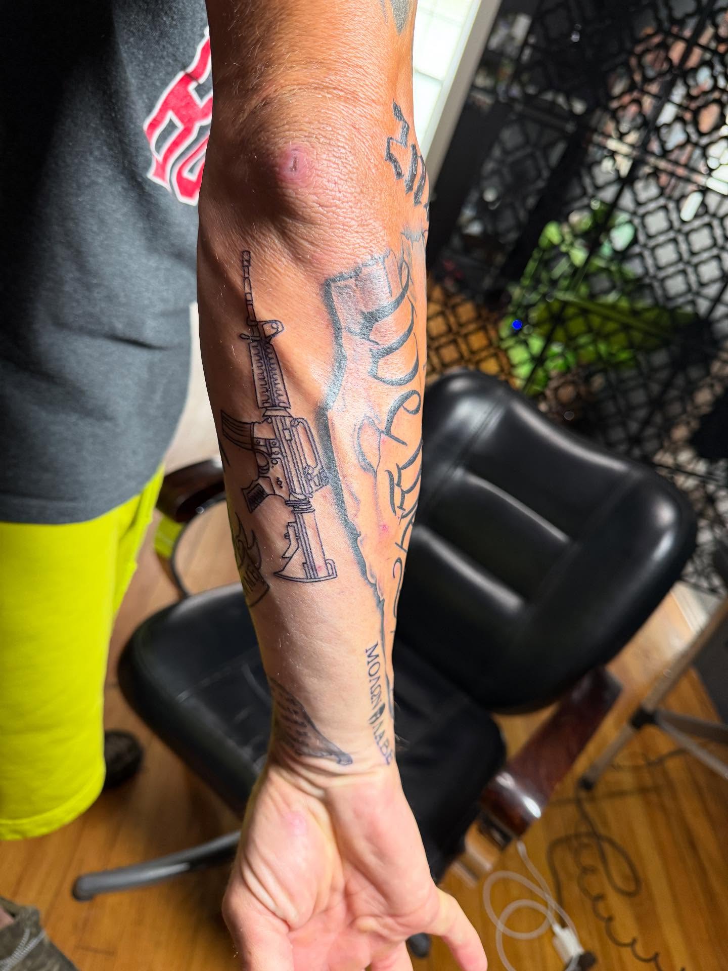 Tattoo by @chels_king24 — black_and_grey