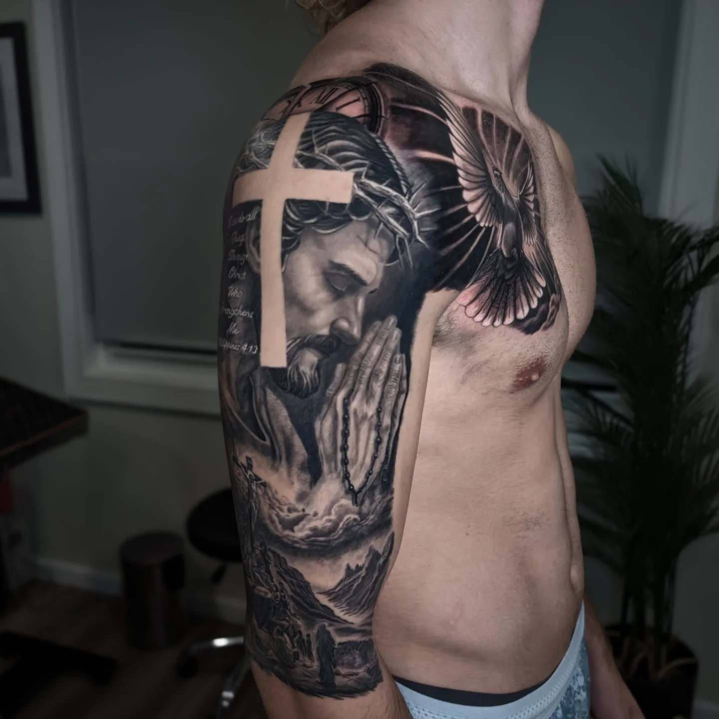 Tattoo by @antop_art — black_and_grey, realism
