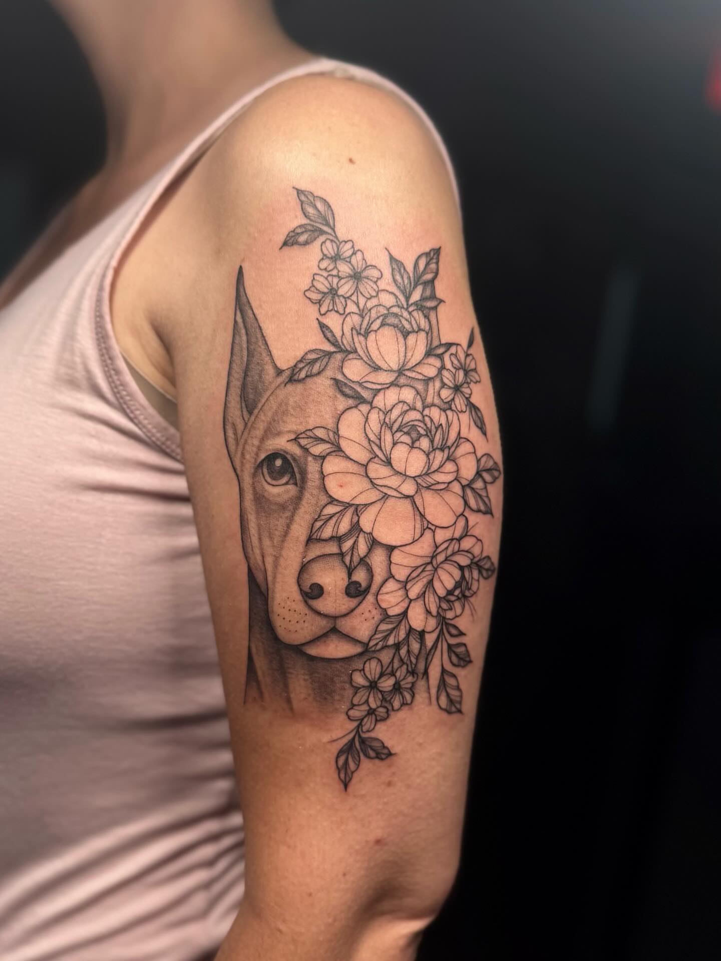 Tattoo by @koko_tattoos — black_and_grey, realism