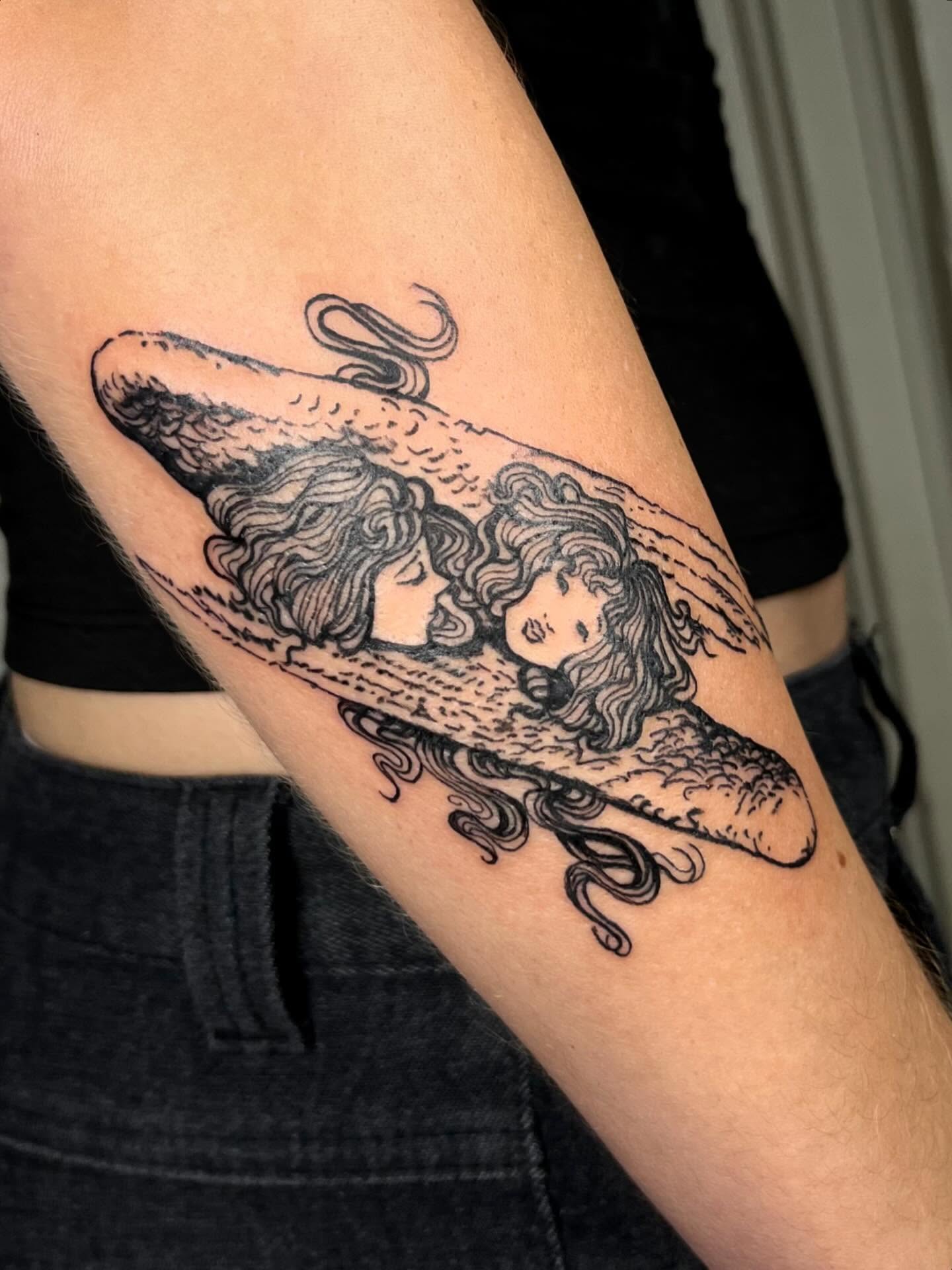 Tattoo by @rat_tattooille — black_and_grey