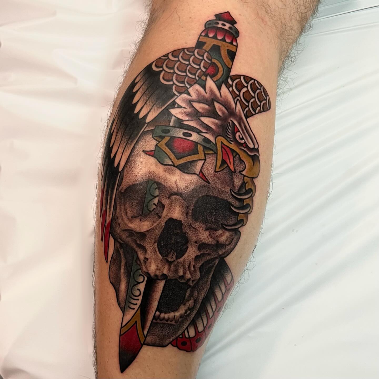 Tattoo by @brandontattoos — american_traditional, realism