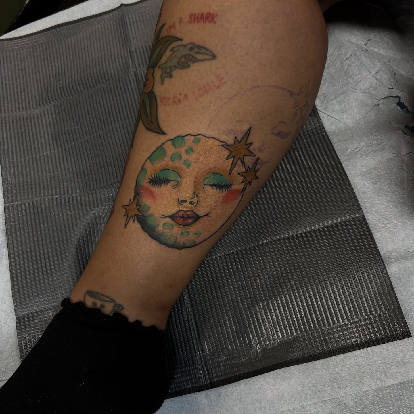Tattoo by @b.crow.tattoos — dotwork, realism