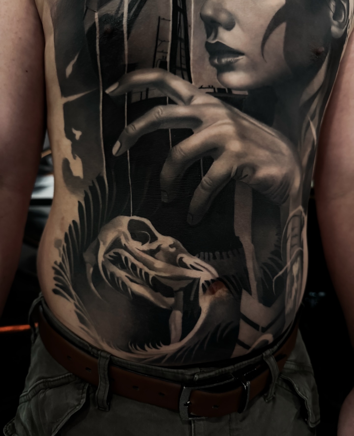 Tattoo by @fabio_tattooartist — realism, dark_realism