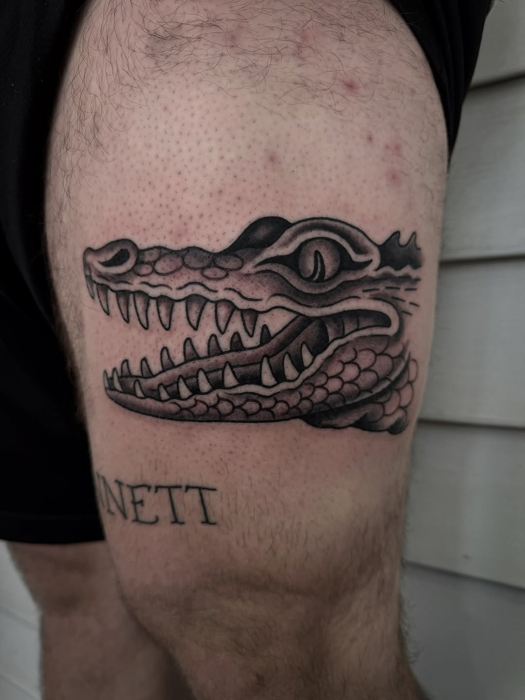 Tattoo by @danielmesenbtt β american_traditional, black_and_grey