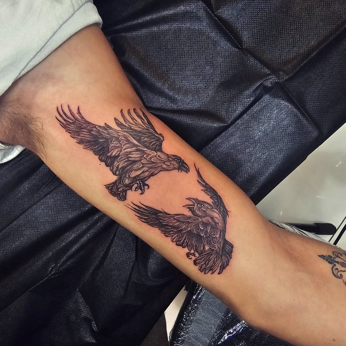 Tattoo by @j.nic444 — black_and_grey